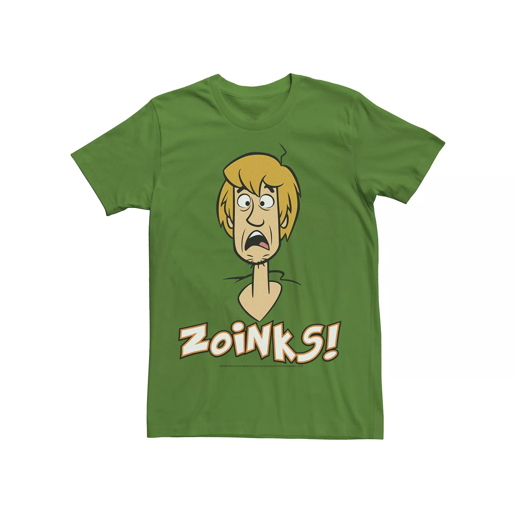 Men's Scooby-Doo Shaggy Scared Zoinks Portrait Tee,  Product Image