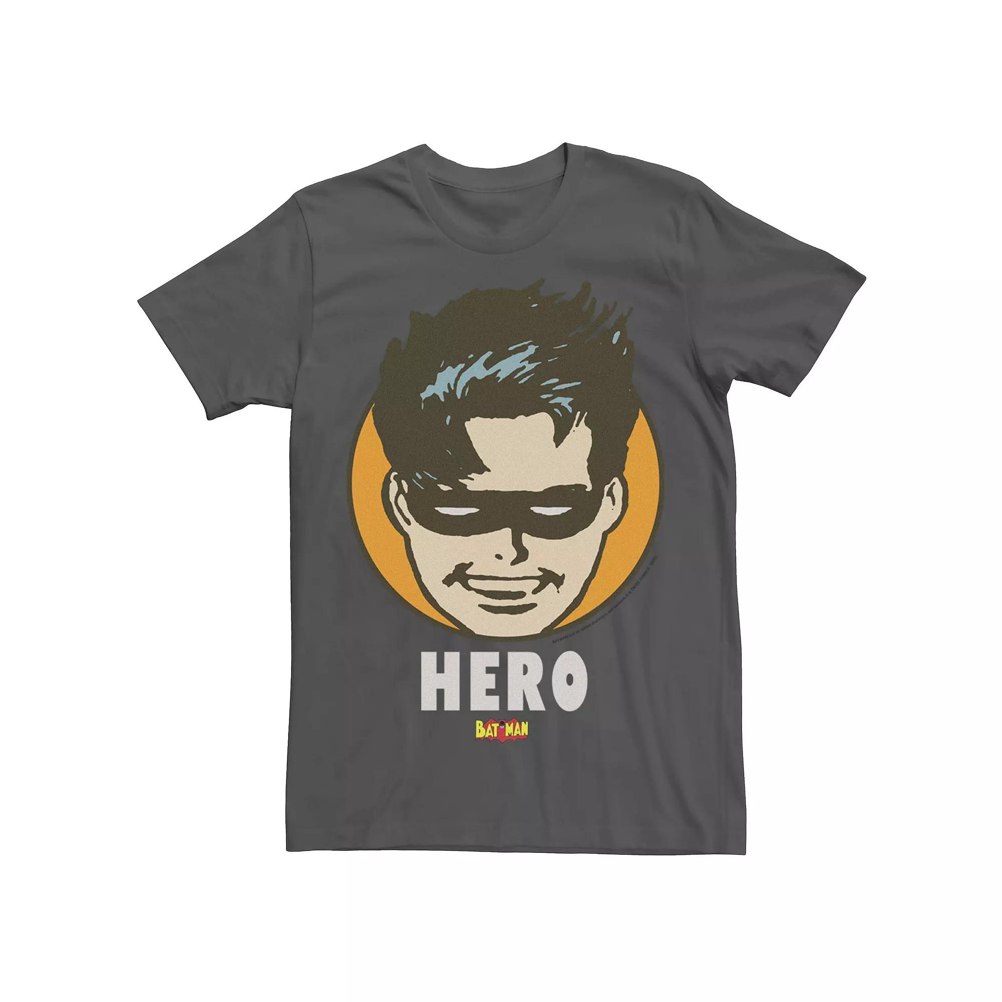 Men's Batman Vintage Robin Hero Circle Portrait Tee,  Product Image