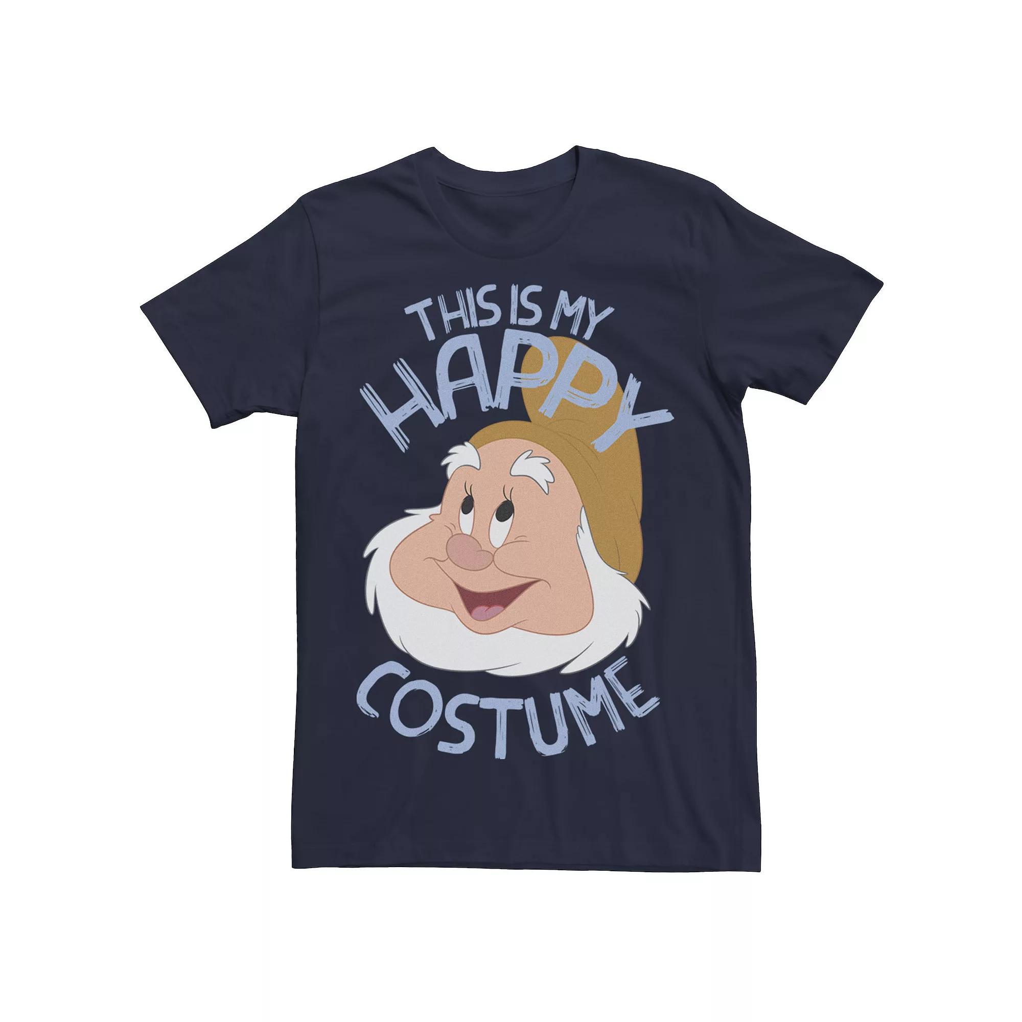 Disney's Snow White This Is My Happy Costume Halloween Men's Tee,  Product Image