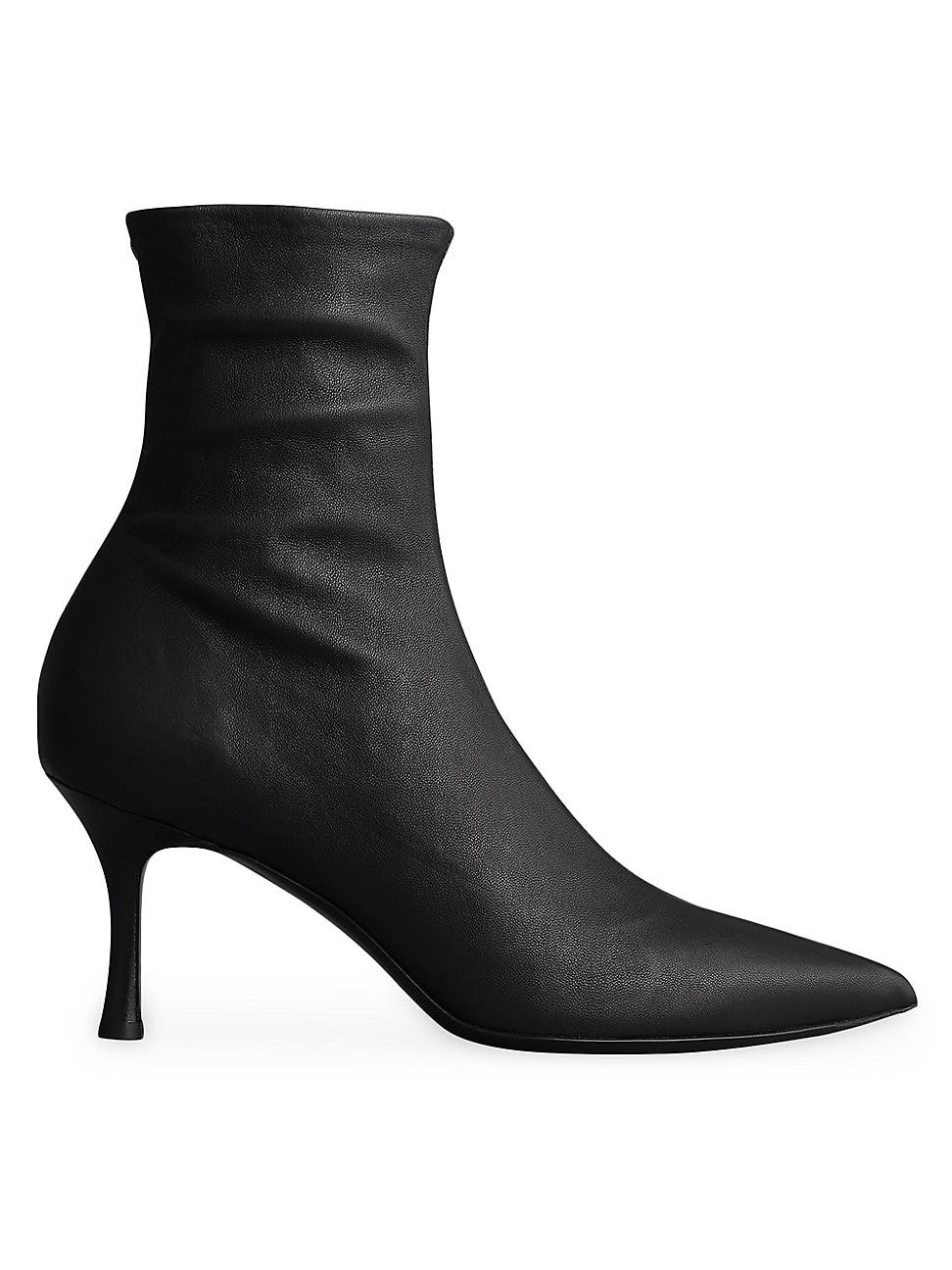 Womens Brea 75MM Leather Booties Product Image