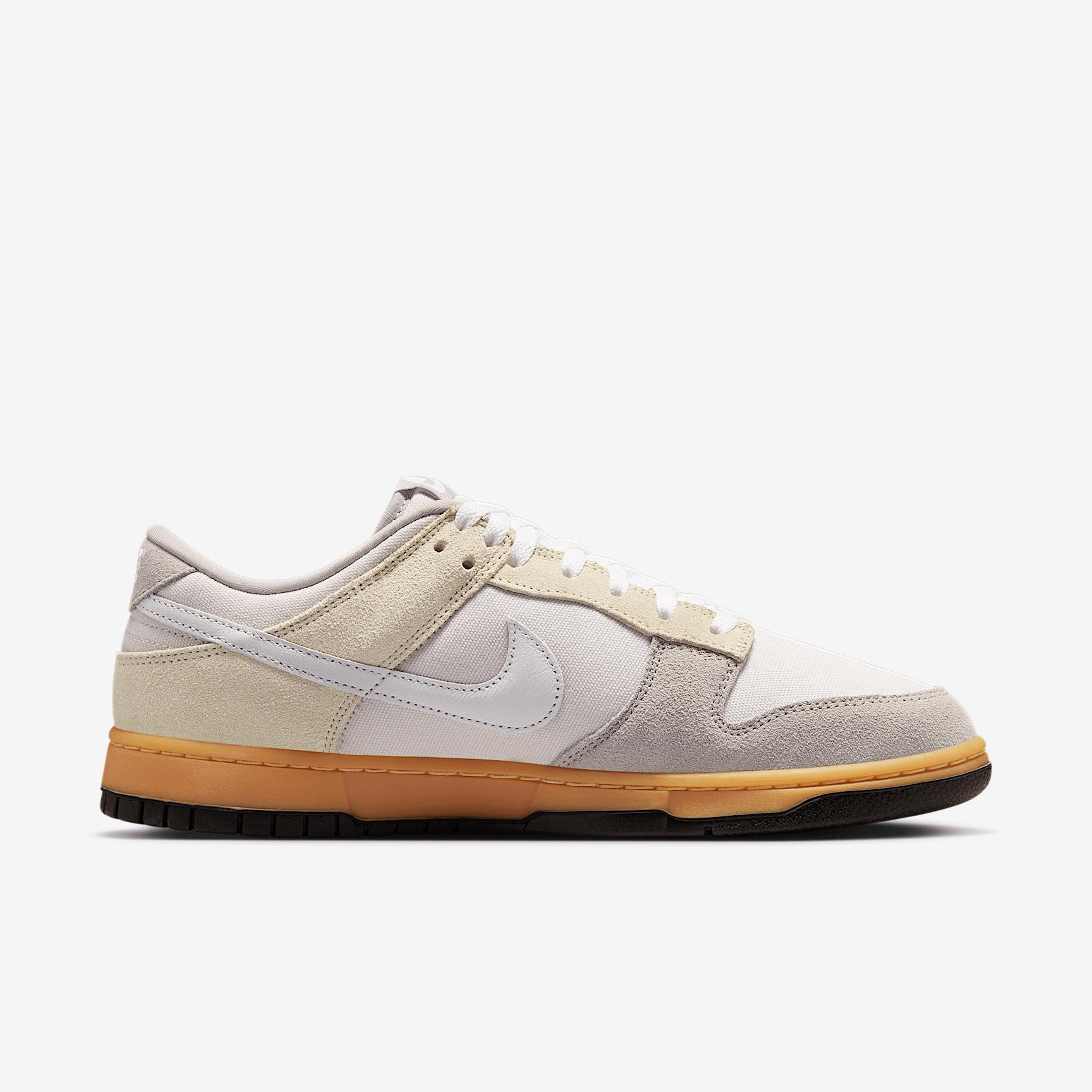 Nike Mens Dunk Low Retro Casual Shoes in Phantom/White/College Grey Product Image