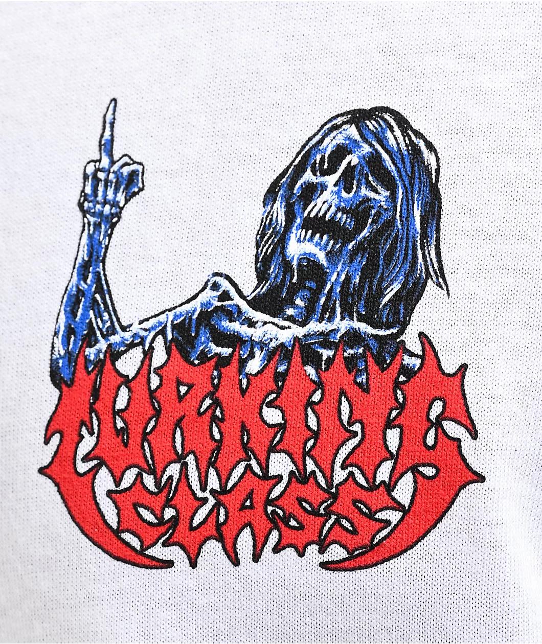 Lurking Class by Sketchy Tank x Matt Stikker Madness White T-Shirt Product Image