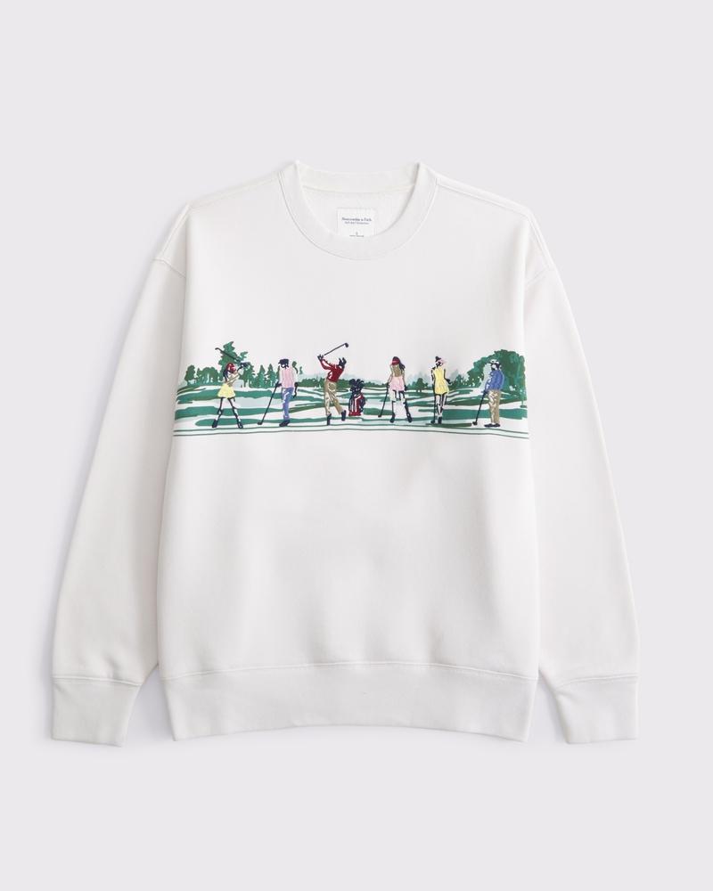 Golf Graphic Oversized Sunday Crew Product Image