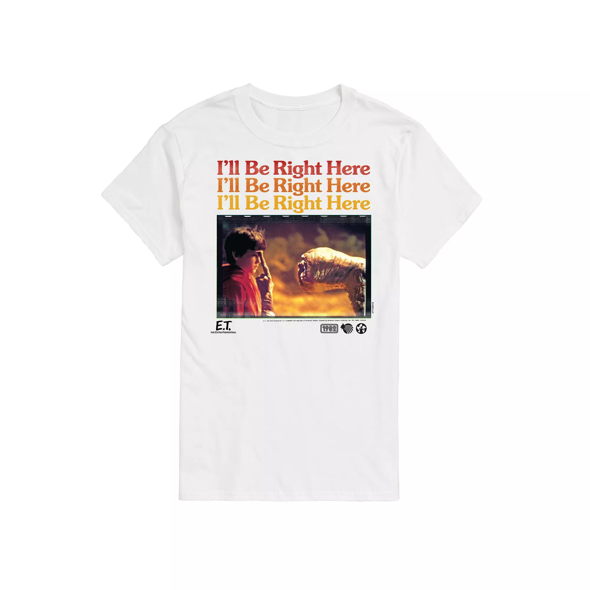 Big & Tall ET Ill Be Right Here Tee, Men's,  Product Image