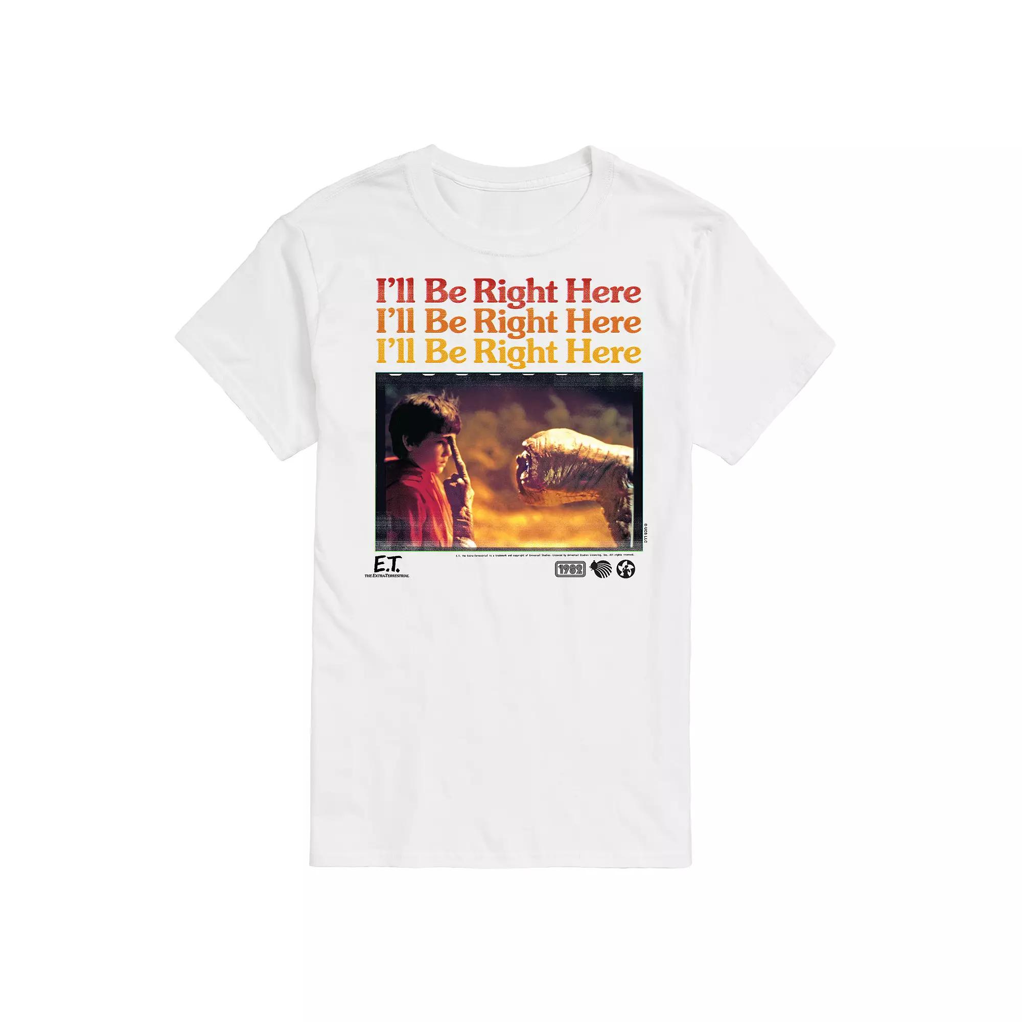 Big & Tall ET Ill Be Right Here Tee, Men's,  Product Image
