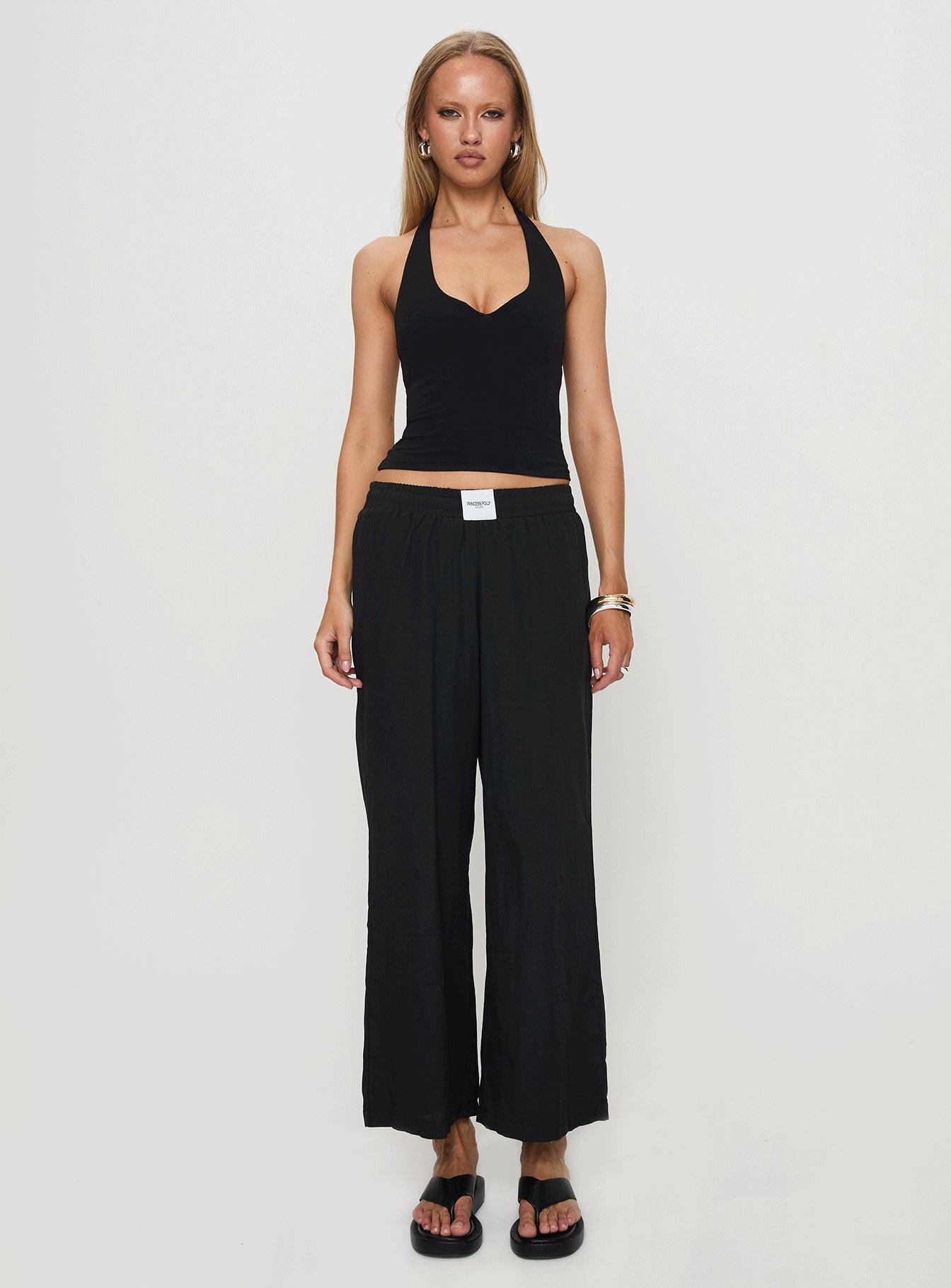 Beach House Pants Black Product Image