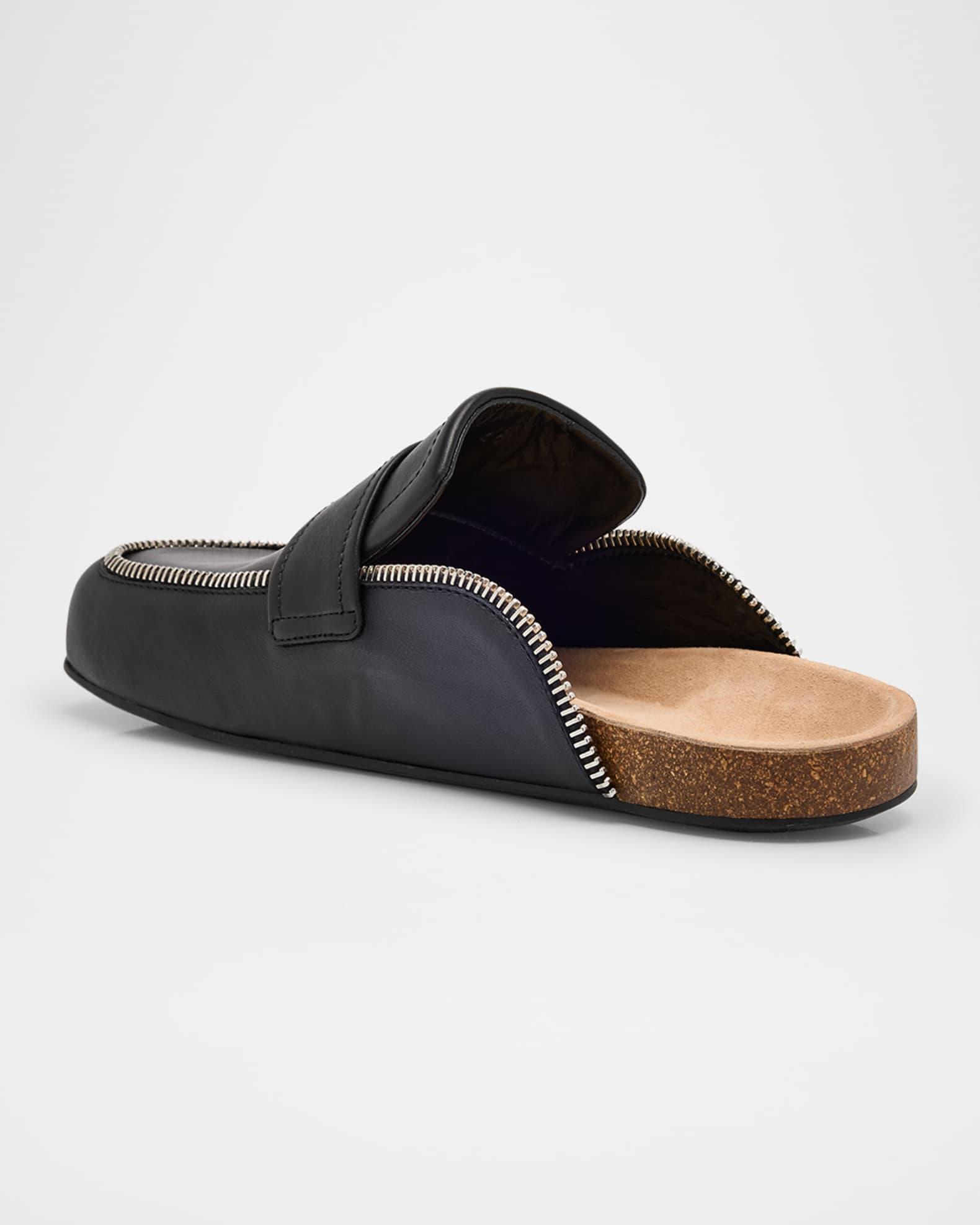 Men's Leather Biker Loafers Product Image