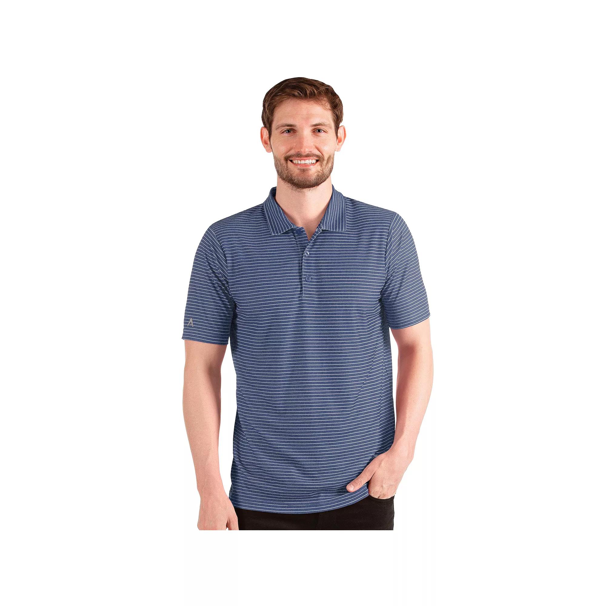 Men's Antigua Esteem Polo, Size: Medium, Blue Product Image