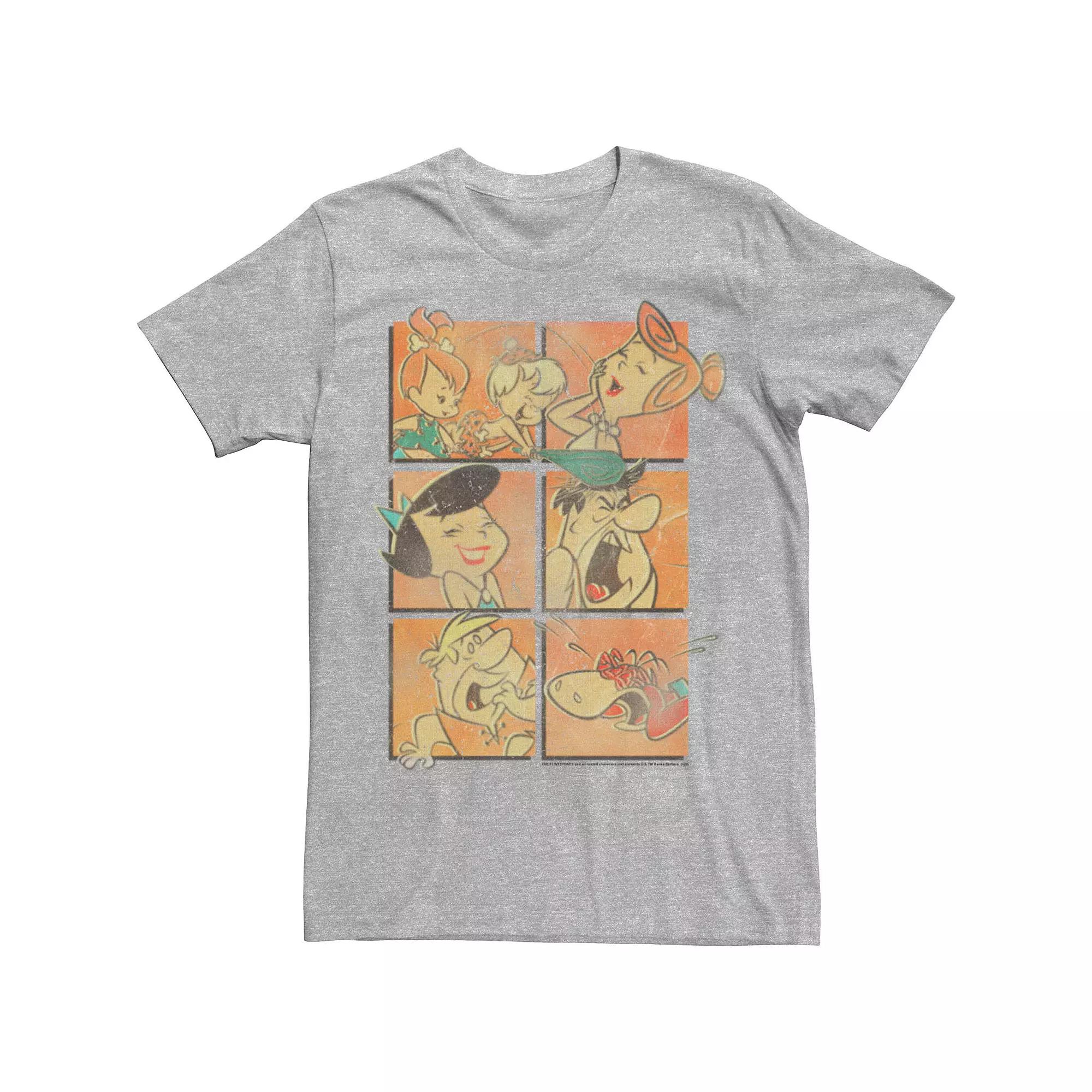Men's The Flintstones Group Shot Panels Tee,  Product Image