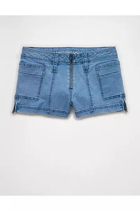 AE Stretch Low-Rise Cargo Short Short Women's Product Image