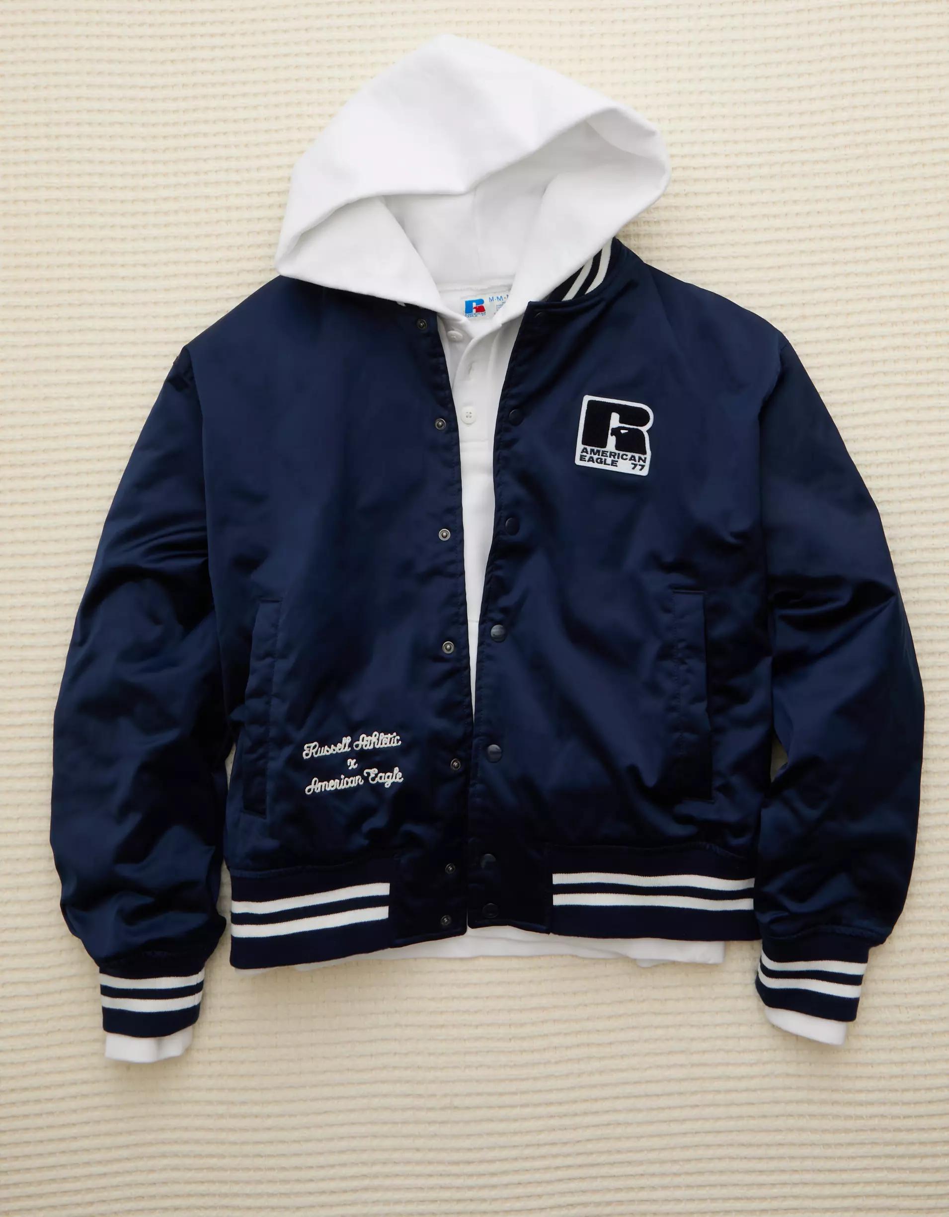 AE x Russell Athletic Varsity Jacket Product Image