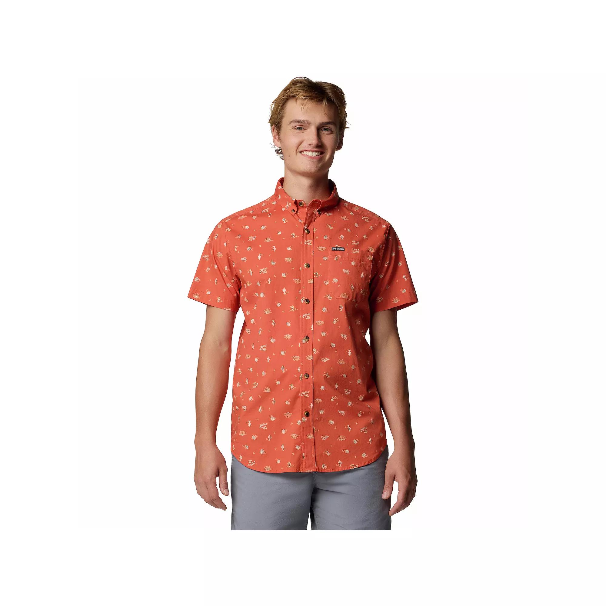 Men's Columbia Rapid Rivers™ Printed Button-Down Shirt,  Product Image