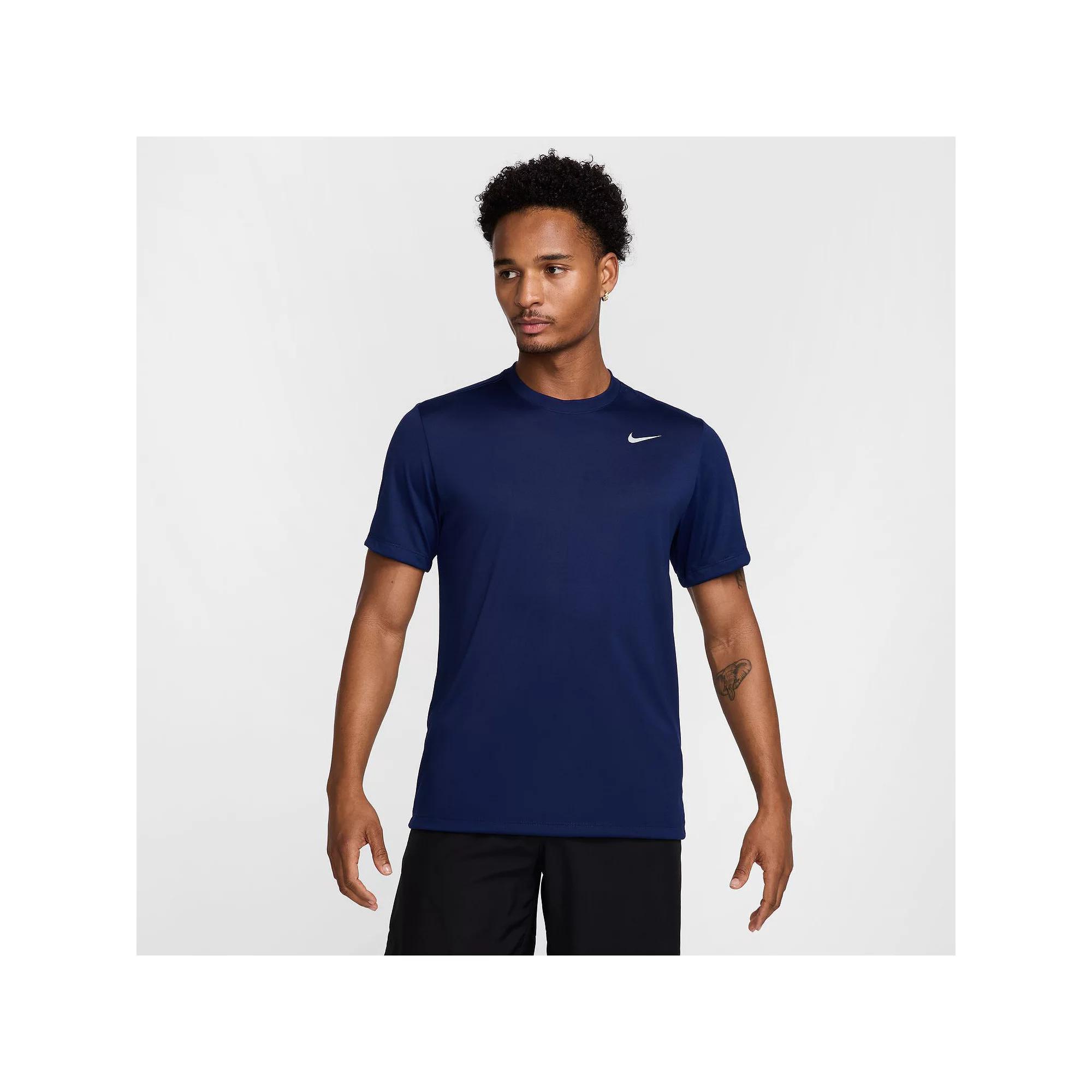 Men's Nike Dri-FIT Legend Fitness Tee, Size: Medium, Blue Void Product Image