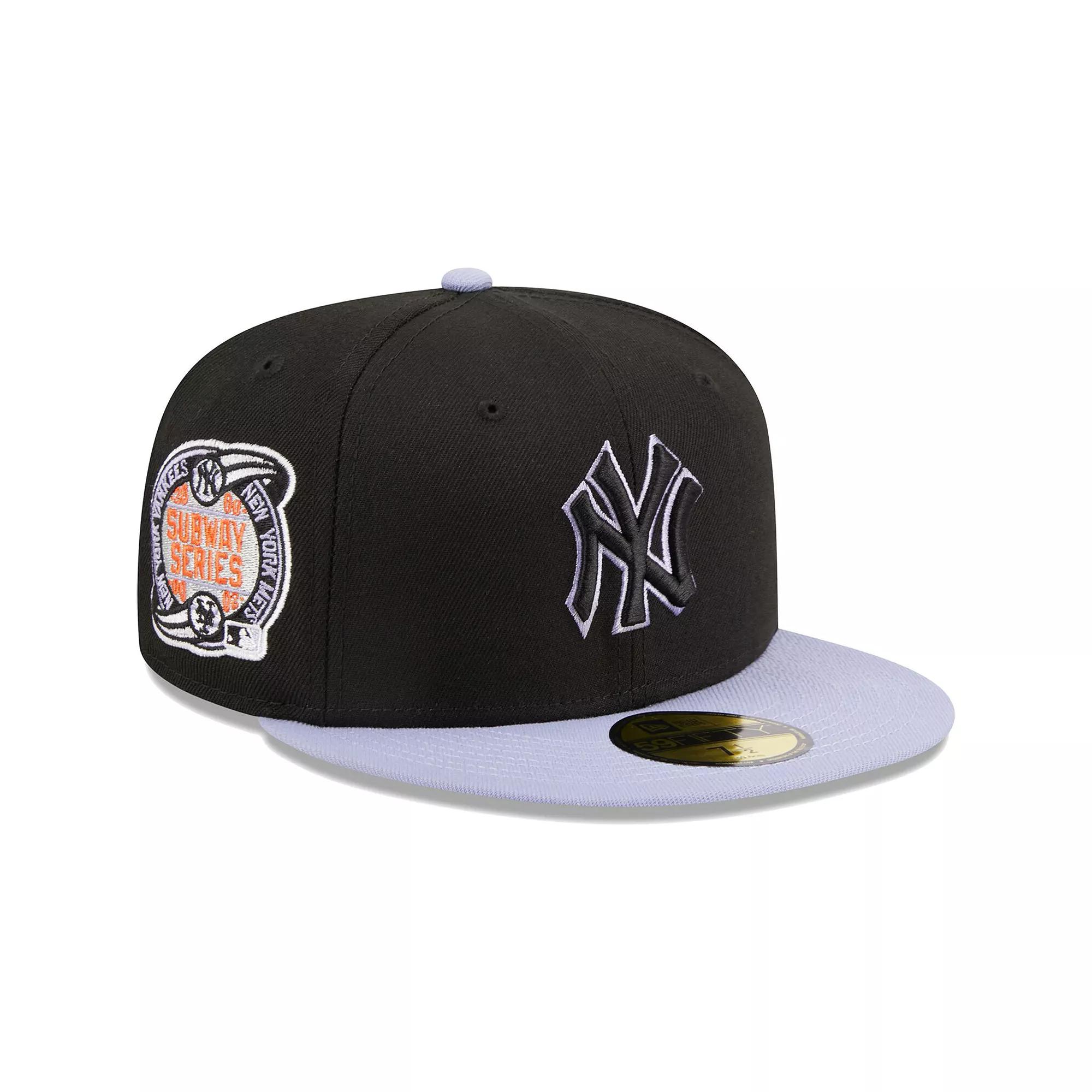 Men's New Era  Black New York Yankees Side Patch 59FIFTY Fitted Hat, Size: 7 7/8 Product Image
