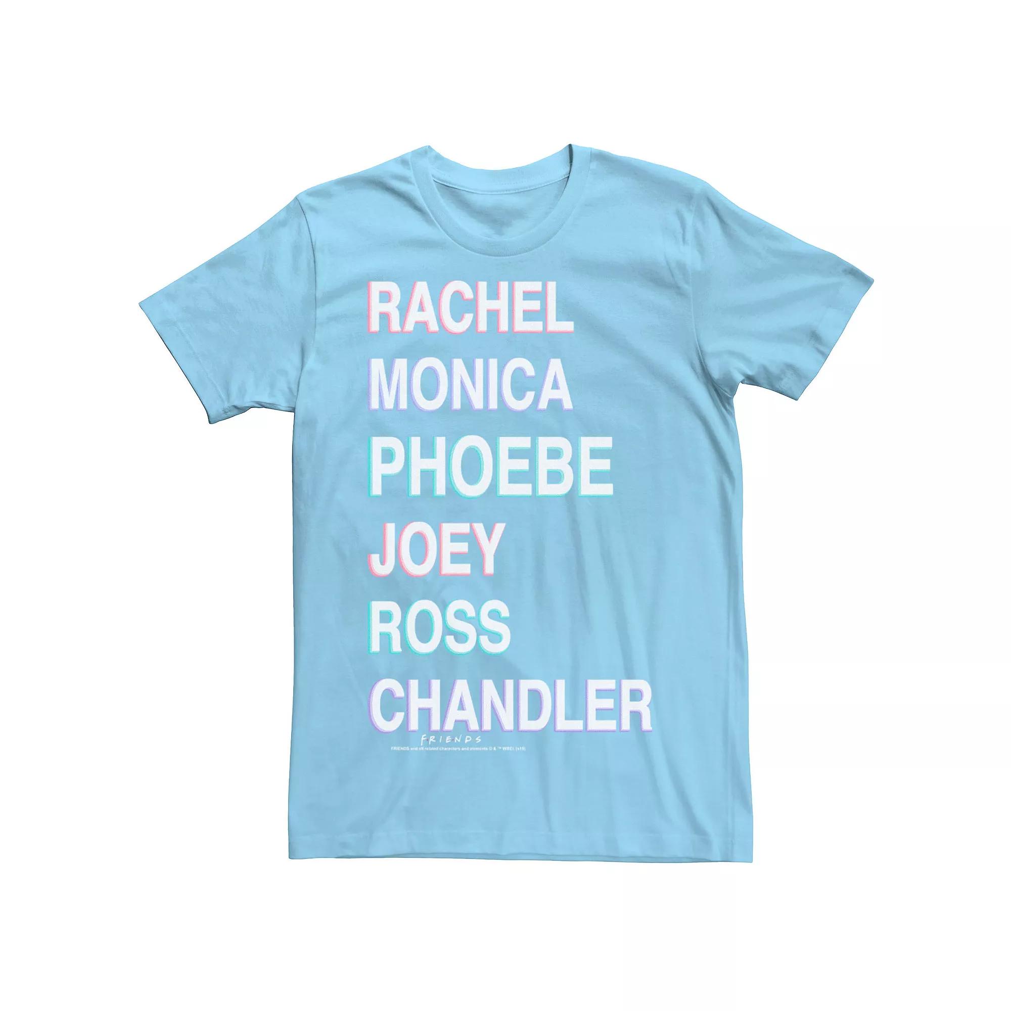 Men's Friends Name Stack Tee,  Product Image