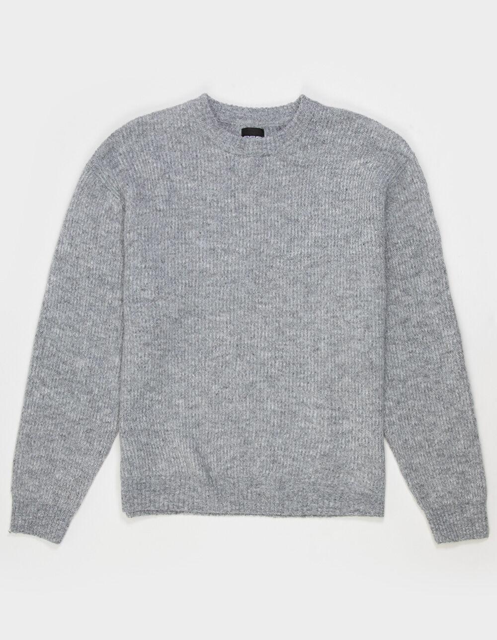 RSQ Mens Fuzzy Sweater - HEATHER GRAY Product Image