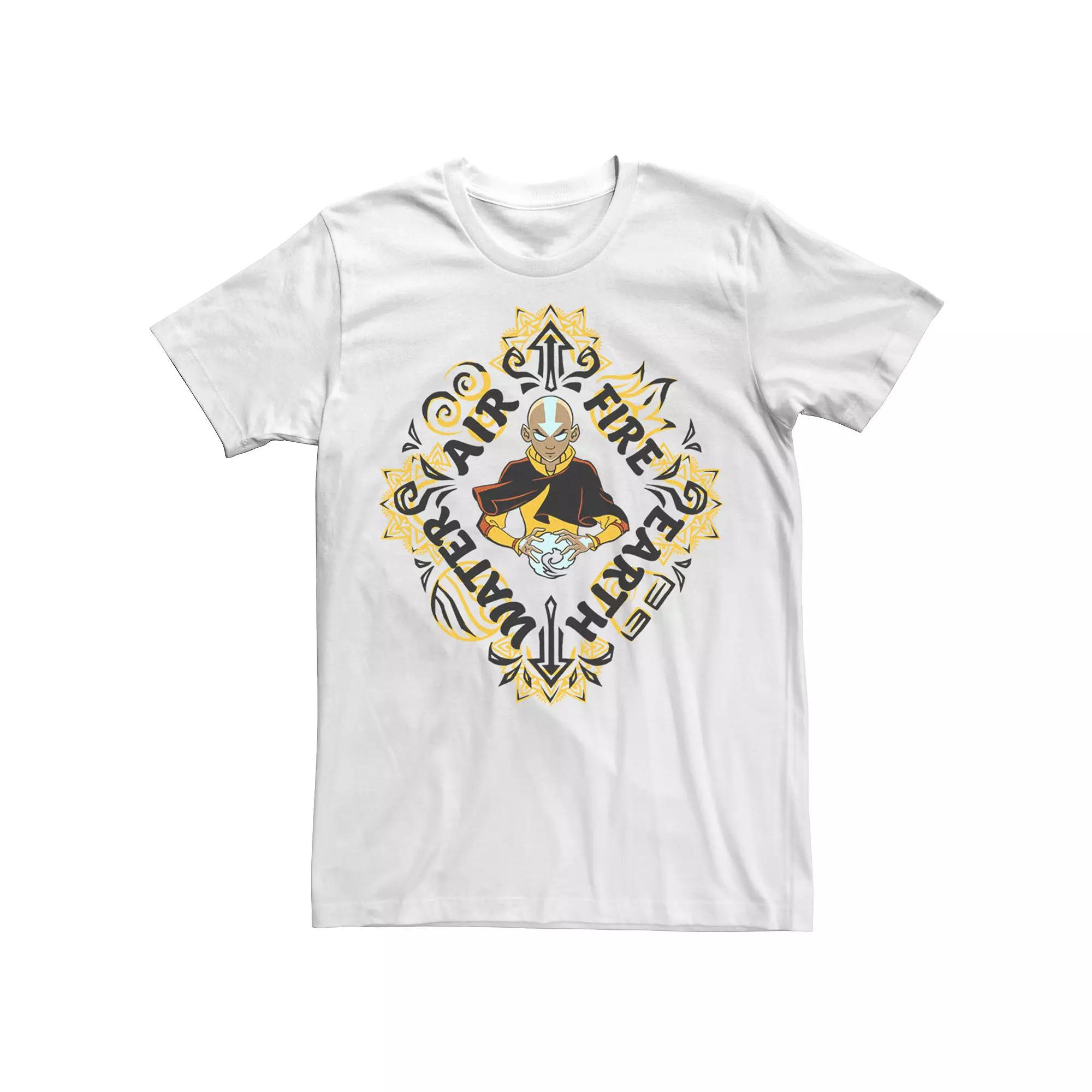 Big & Tall Avatar: The Last Airbender Avatar State Box Up Tee, Men's,  Product Image