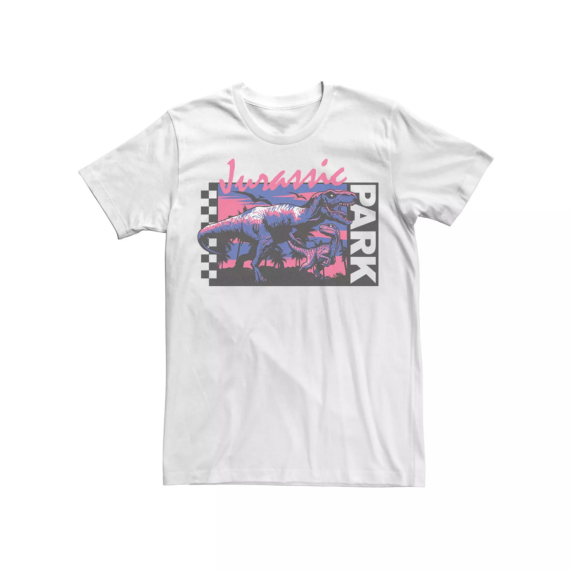 Men's Jurassic Park Retro Poster Tee,  Product Image