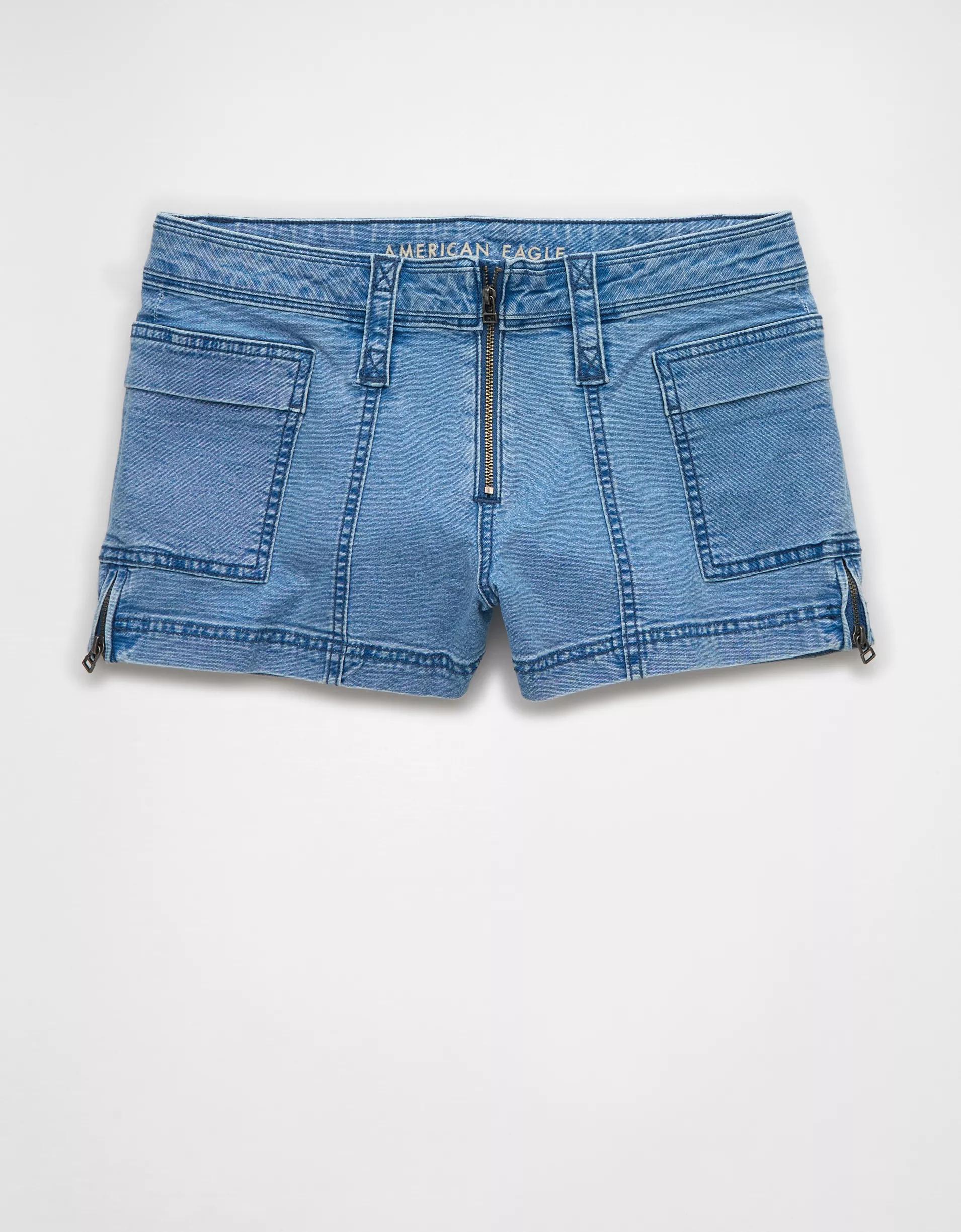AE Stretch Low-Rise Cargo Short Short Product Image