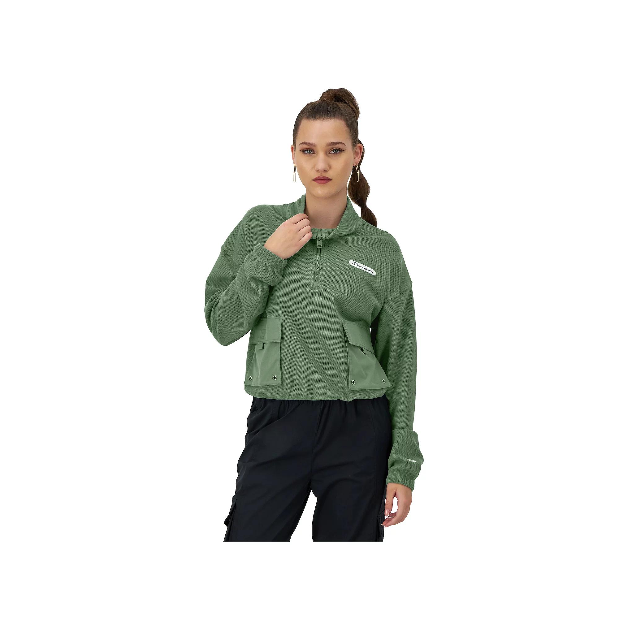 Women's Champion® Campus Pique 1/4-Zip Pullover,  Product Image