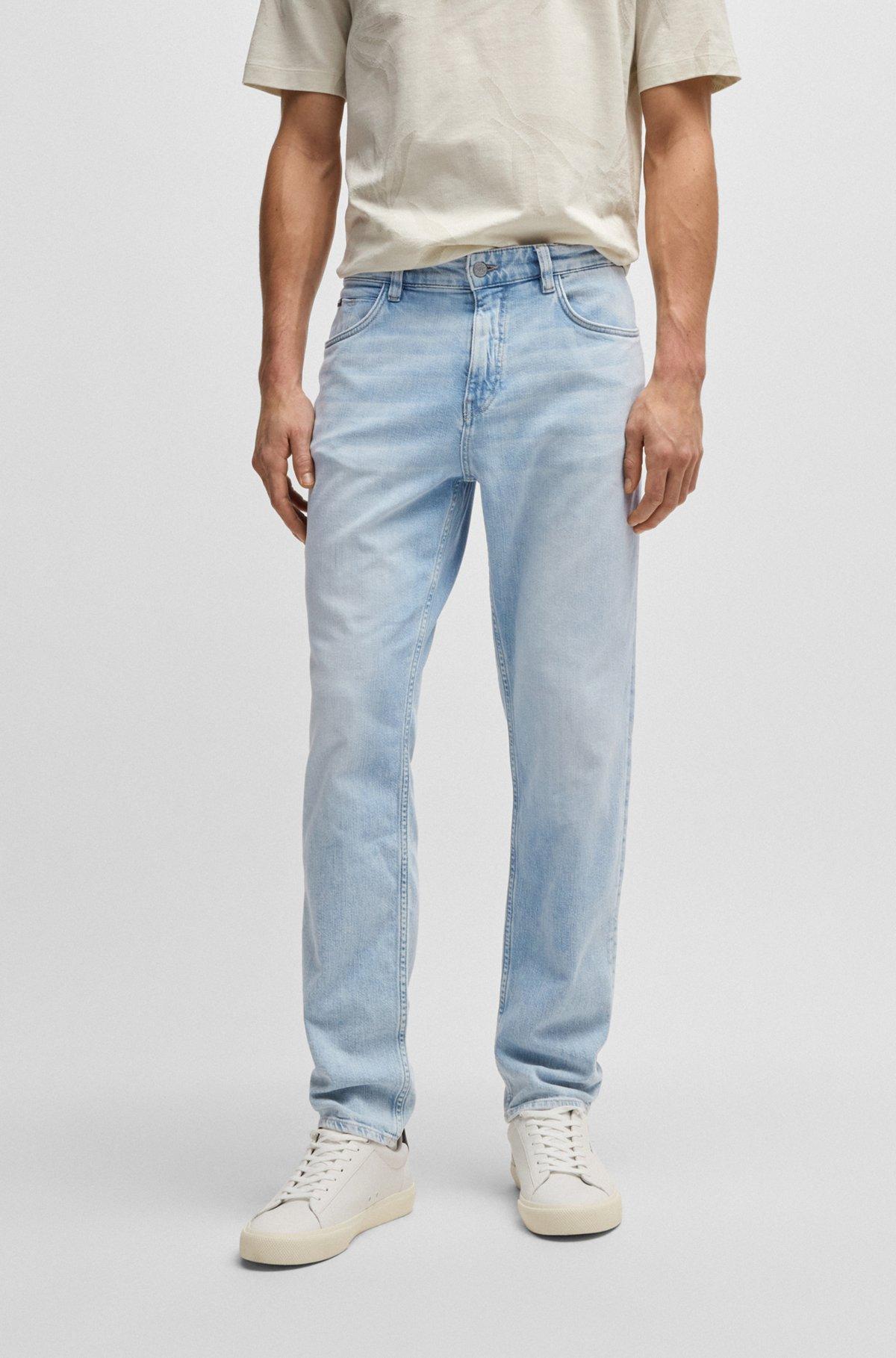 Maine regular-fit jeans in blue mechanical-stretch denim Product Image