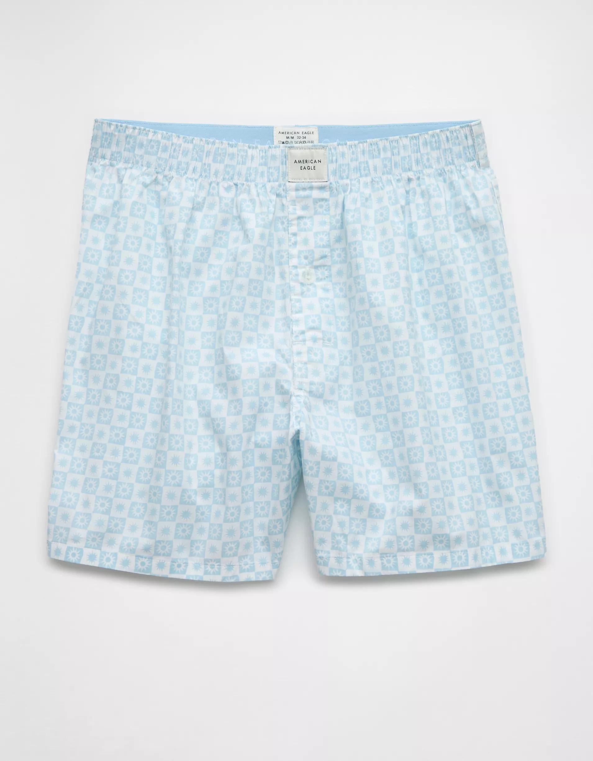 AEO Men's Checkerboard Suns Stretch Boxer Short Product Image