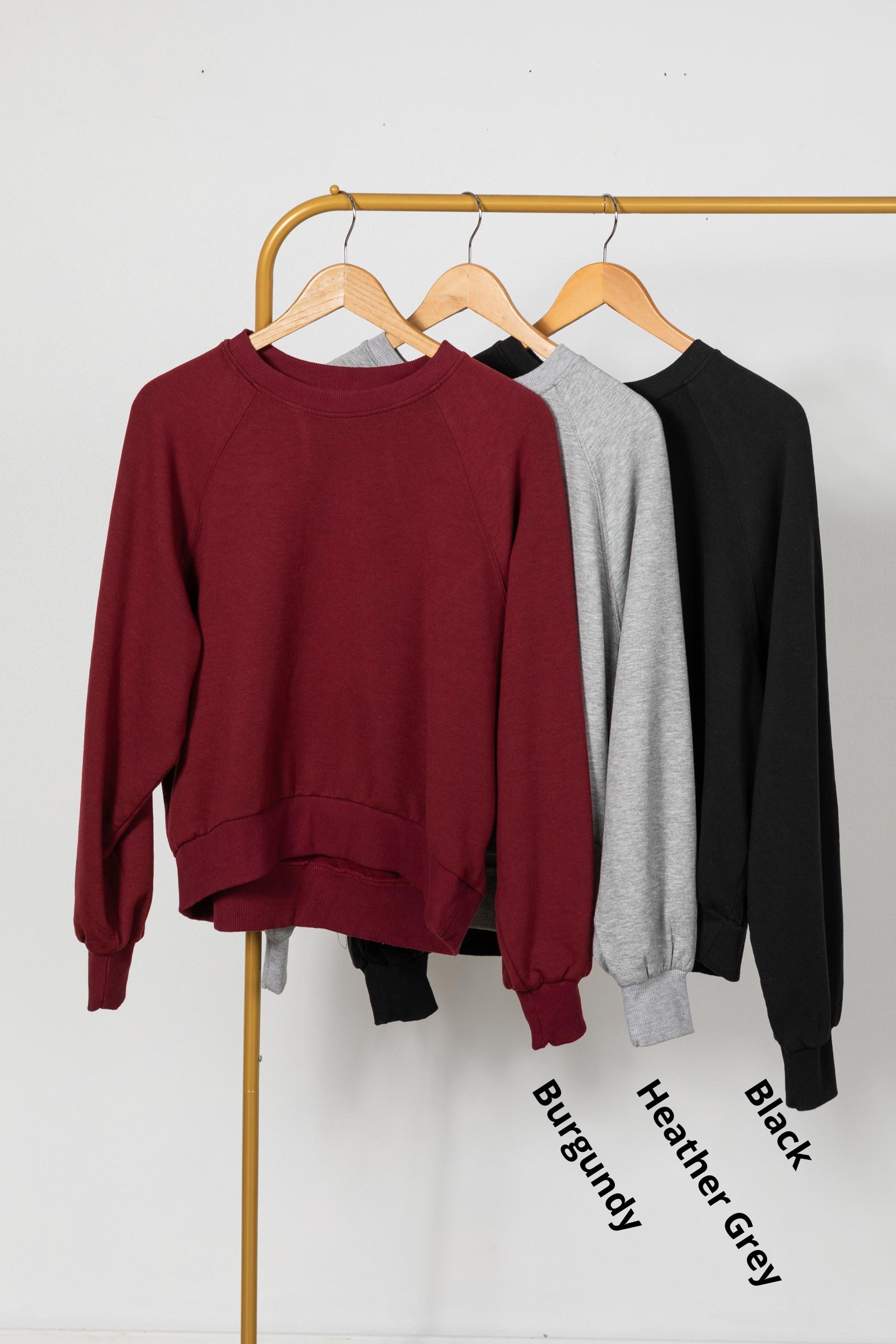 Knit Sweatshirt With Cut Out Back Product Image
