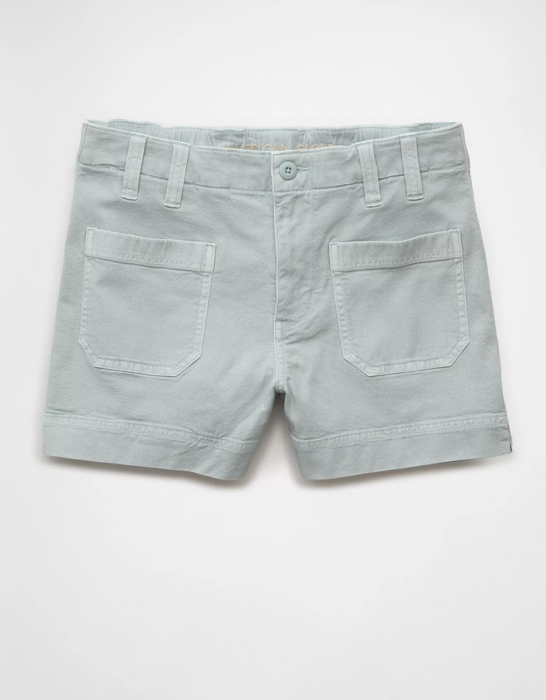 AE Stretch High-Waisted Relaxed Utility Short Product Image