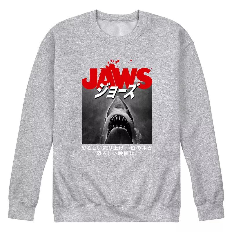 Men's Jaws Poster Kanji Fleece Sweatshirt,  Product Image