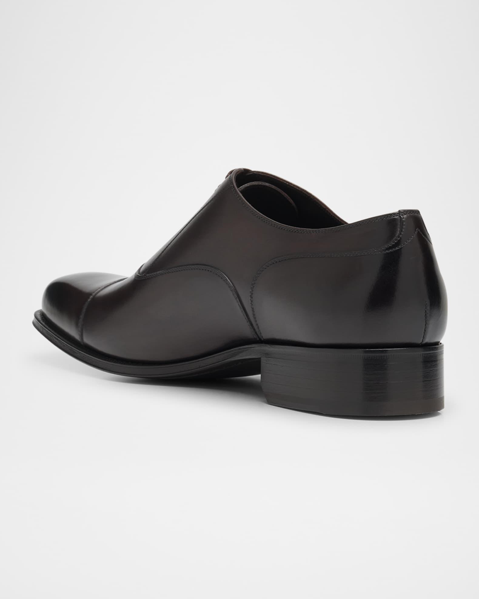 Men's Claydon Burnished Leather Derby Shoes Product Image