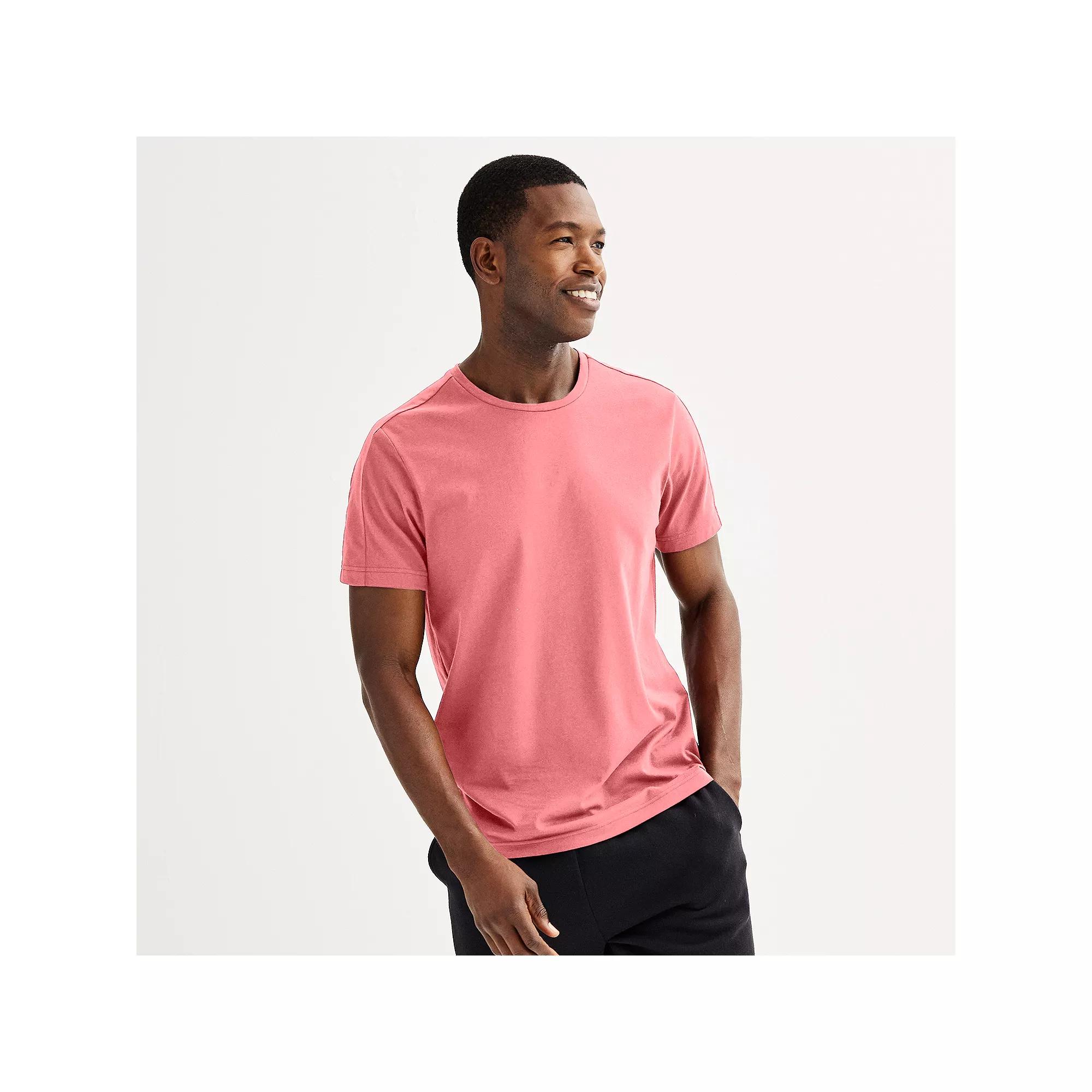 Men's Tek Gear® Essential Gear Tee, Size: Medium, Red Flower Product Image