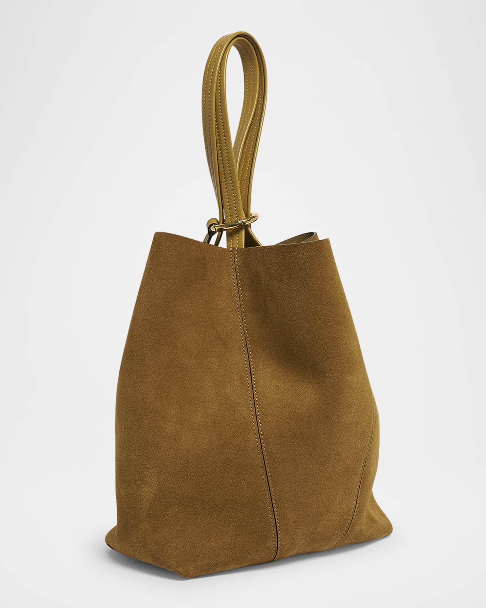 Spin Medium Tote Bag in Suede  Product Image