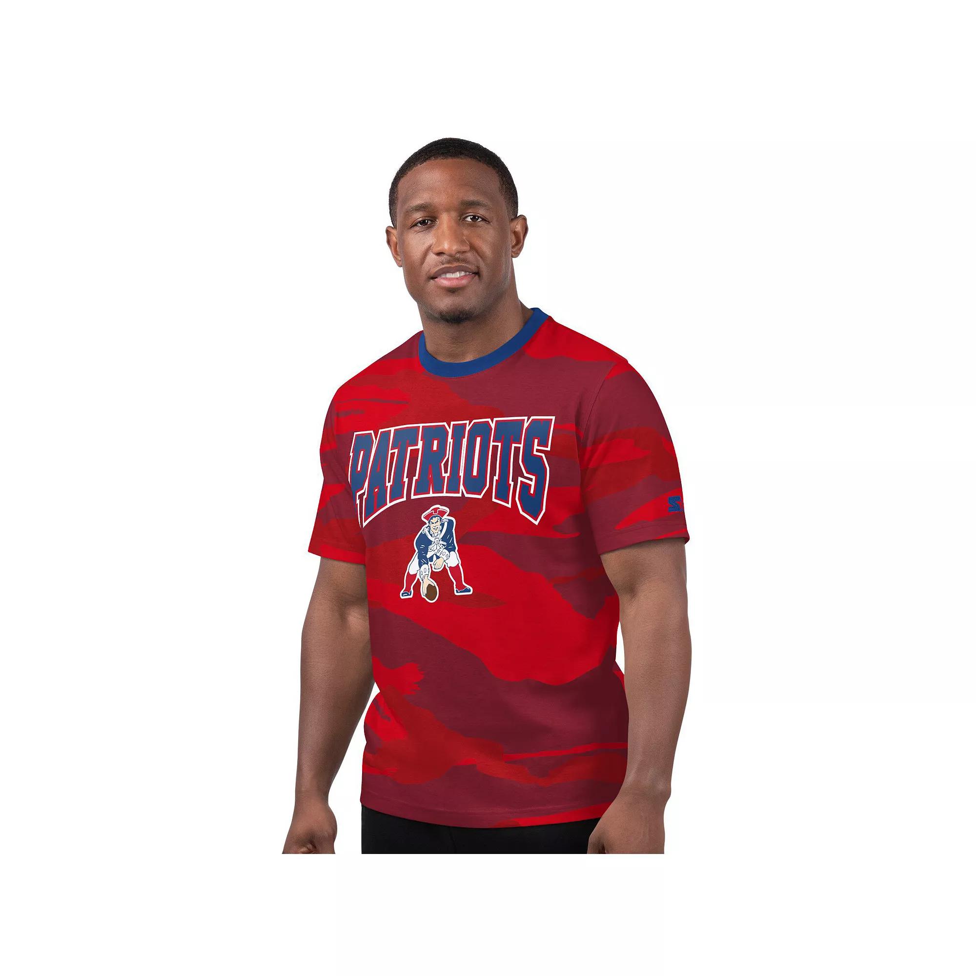 Men's Starter Red New York Giants Thursday Night Gridiron T-Shirt, Size: Medium Product Image