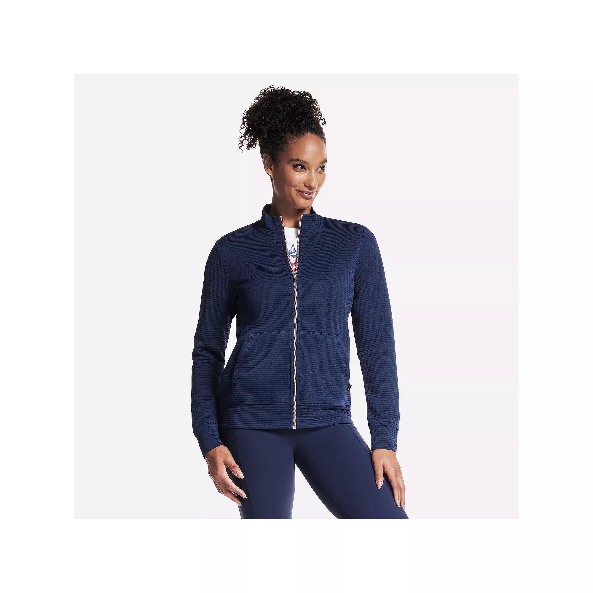 Women's Skechers® The Go Walk® Ottoman Cozy Fit Zip-Up Jacket,  Product Image
