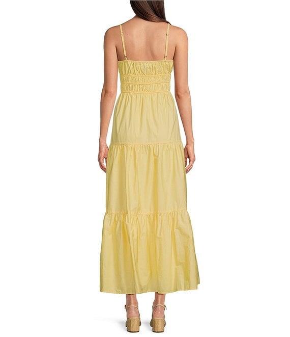 Layered With Love Poplin Scoop Neck Sleeveless A-Line Maxi Dress Product Image