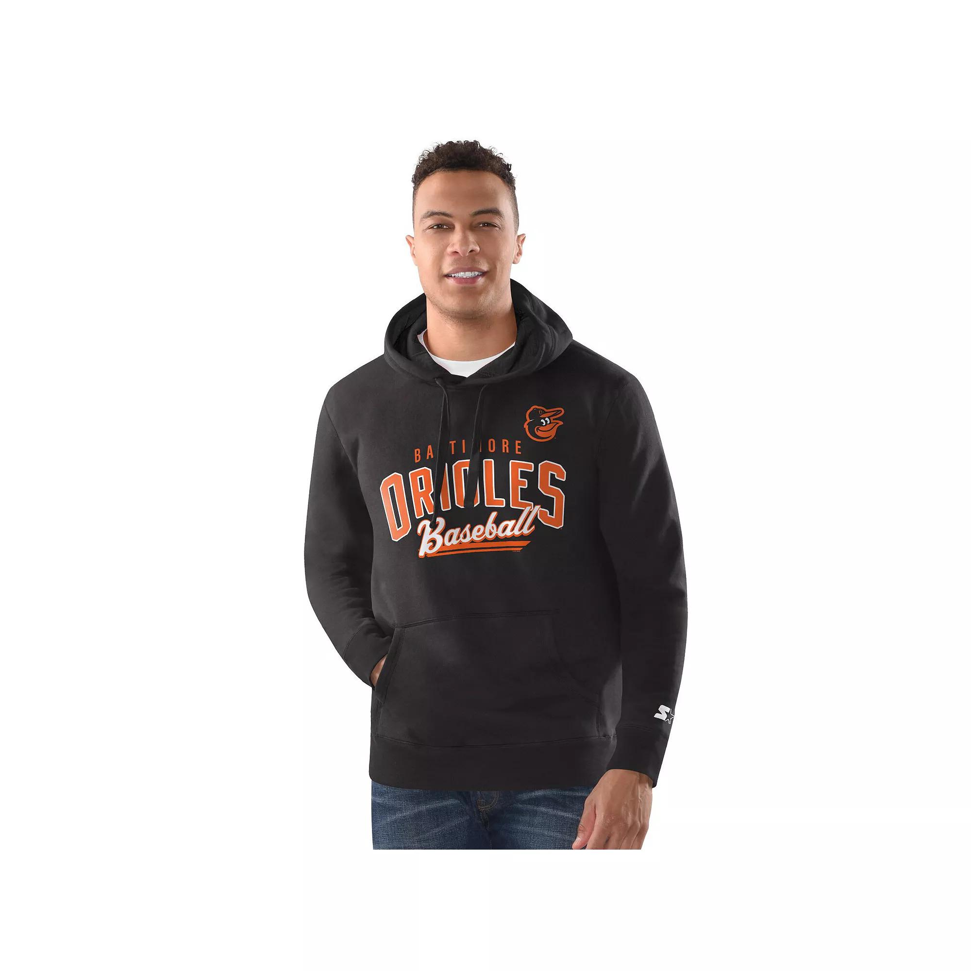 Men's Starter Black San Francisco Giants Classic Pullover Hoodie,  Product Image