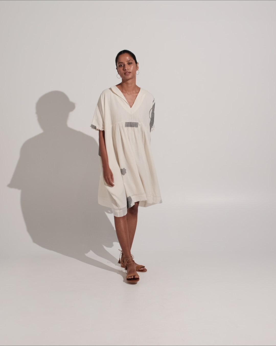 Oversized summer blossom dress Product Image