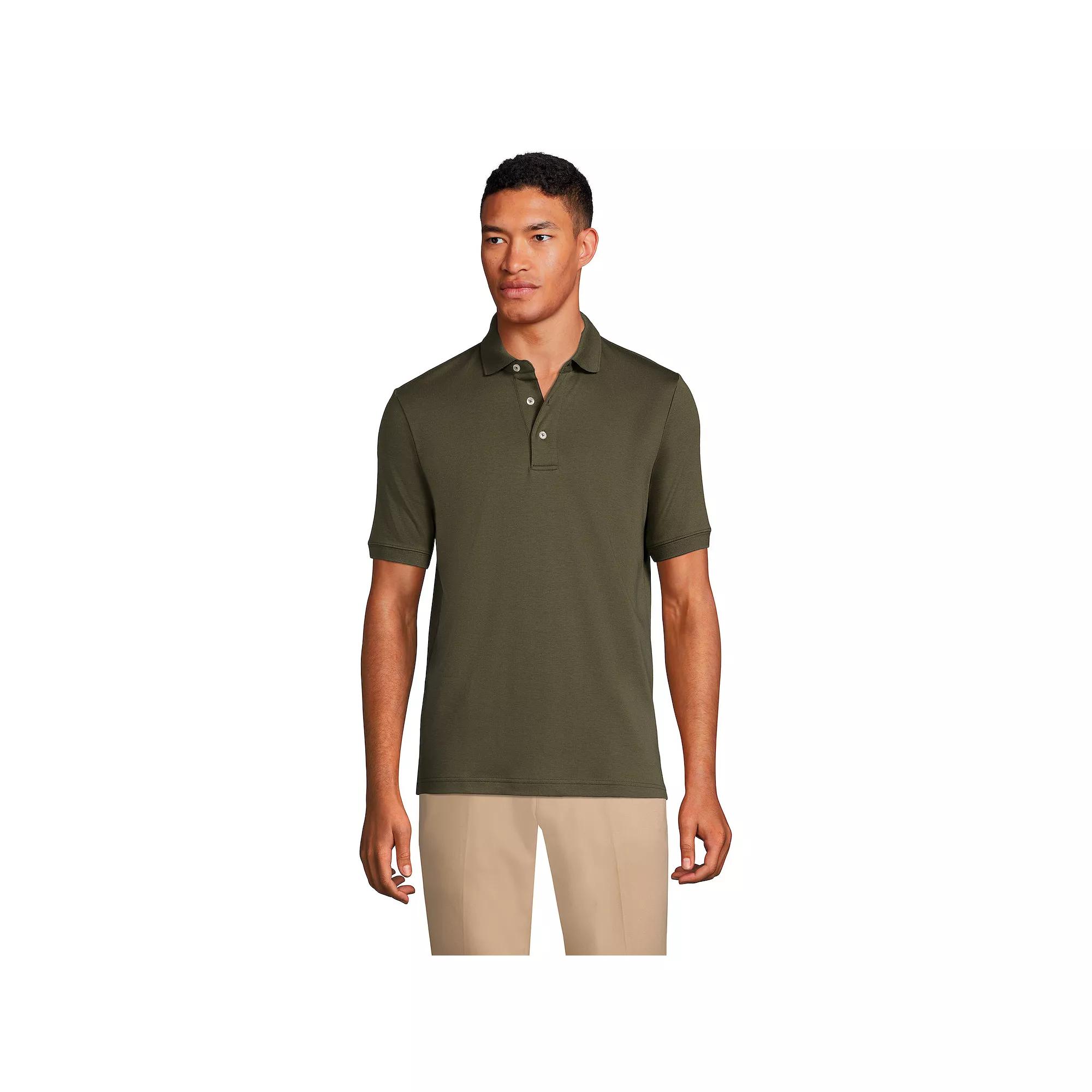 Big & Tall Lands' End Super Soft Supima Polo, Men's,  Product Image