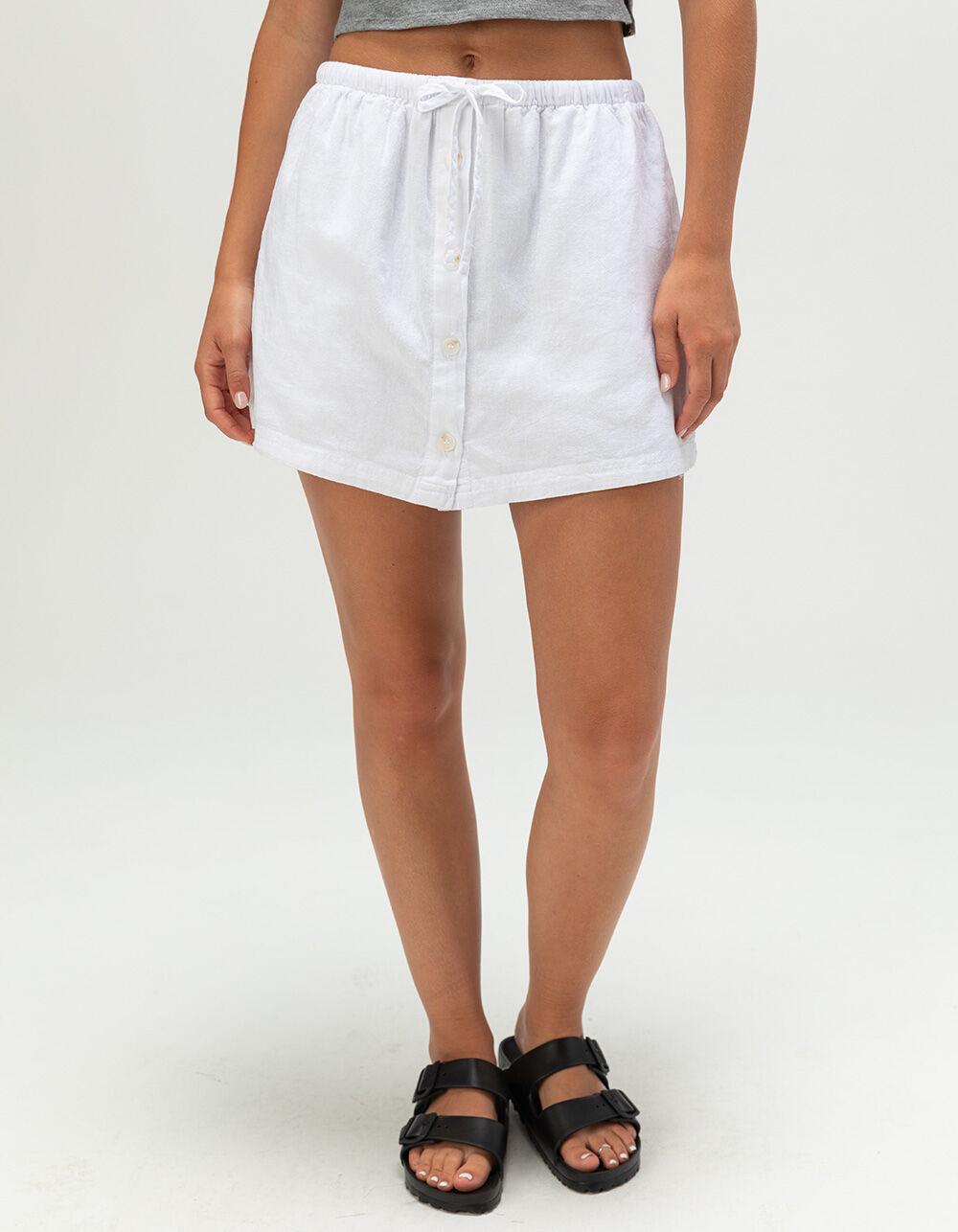 RHYTHM Beachside Womens Skort - WHITE Product Image