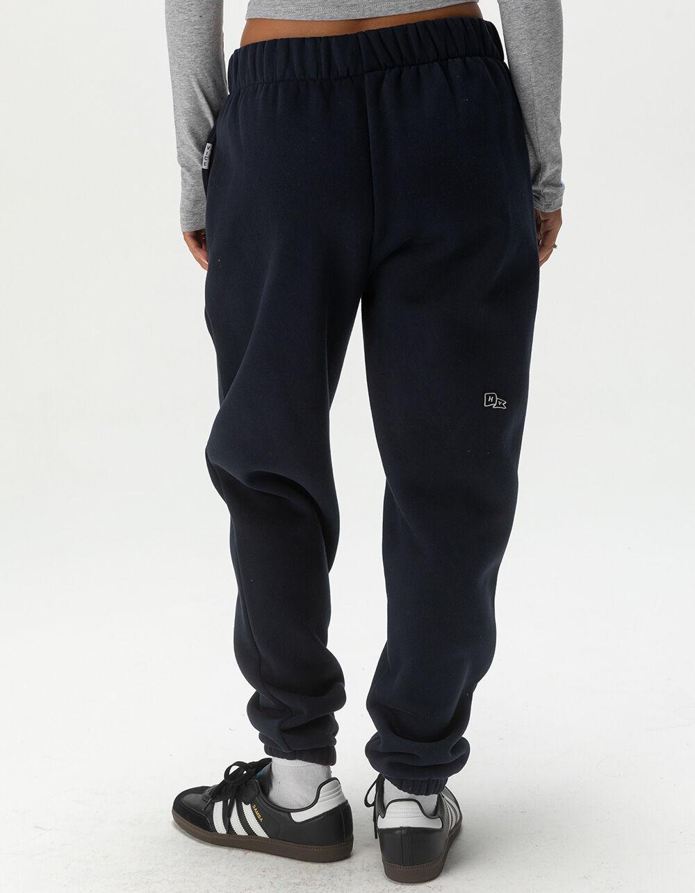 HYPE AND VICE Fresno State University Womens Sweatpants - NAVY Product Image