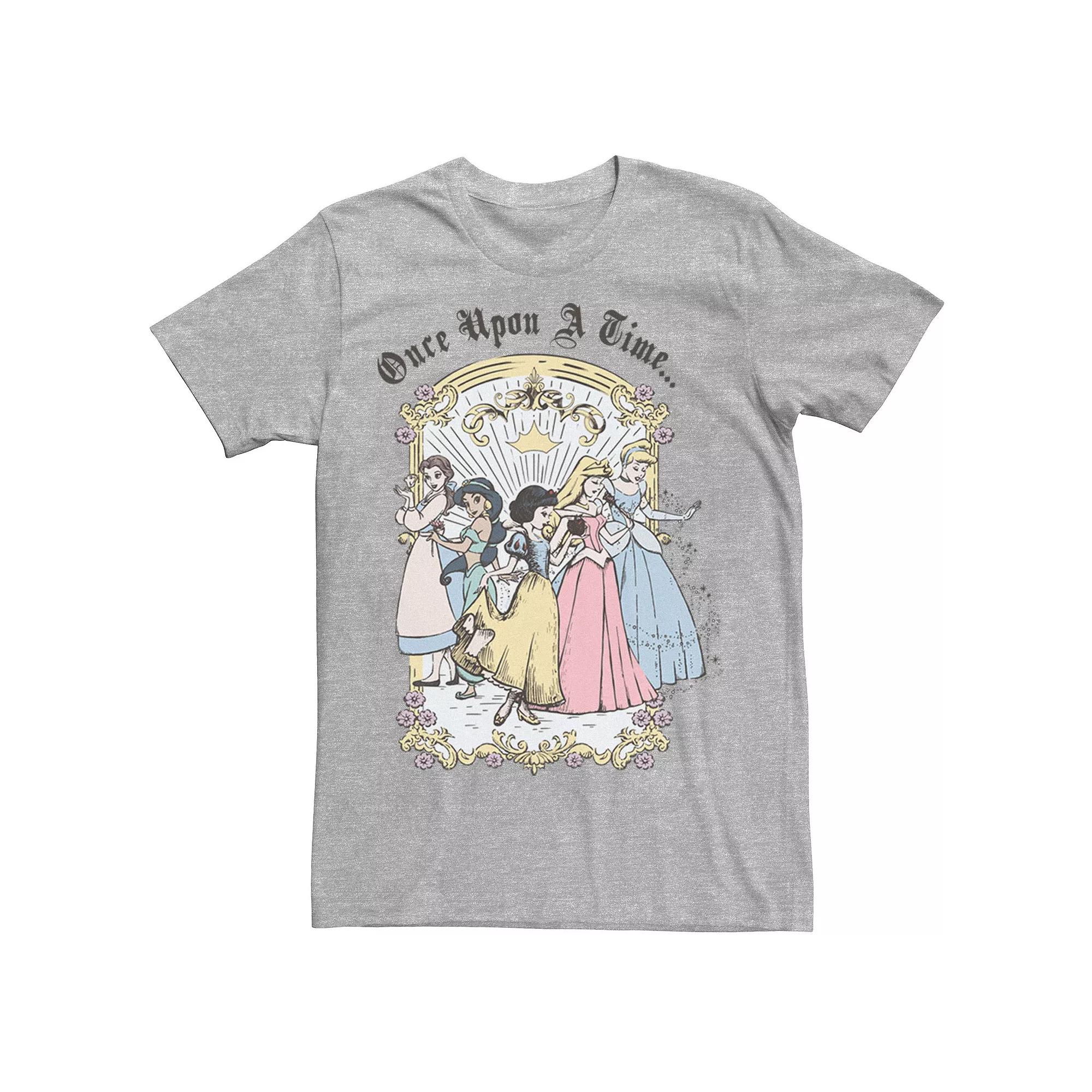Men's Disney Princess Once Upon A Time Vintage Cartoon Tee,  Product Image