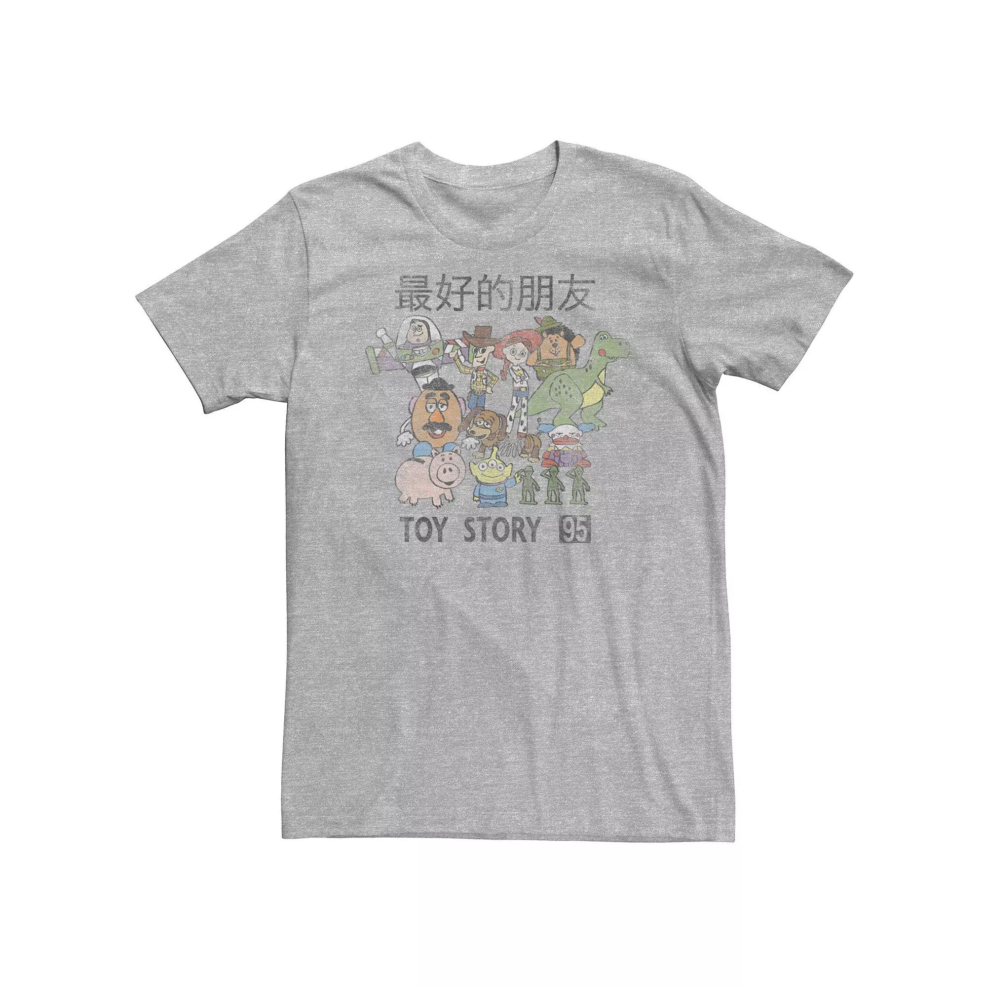 Big & Tall Disney / Pixar Toy Story Kanji Character Group Shot Tee, Men's,  Product Image