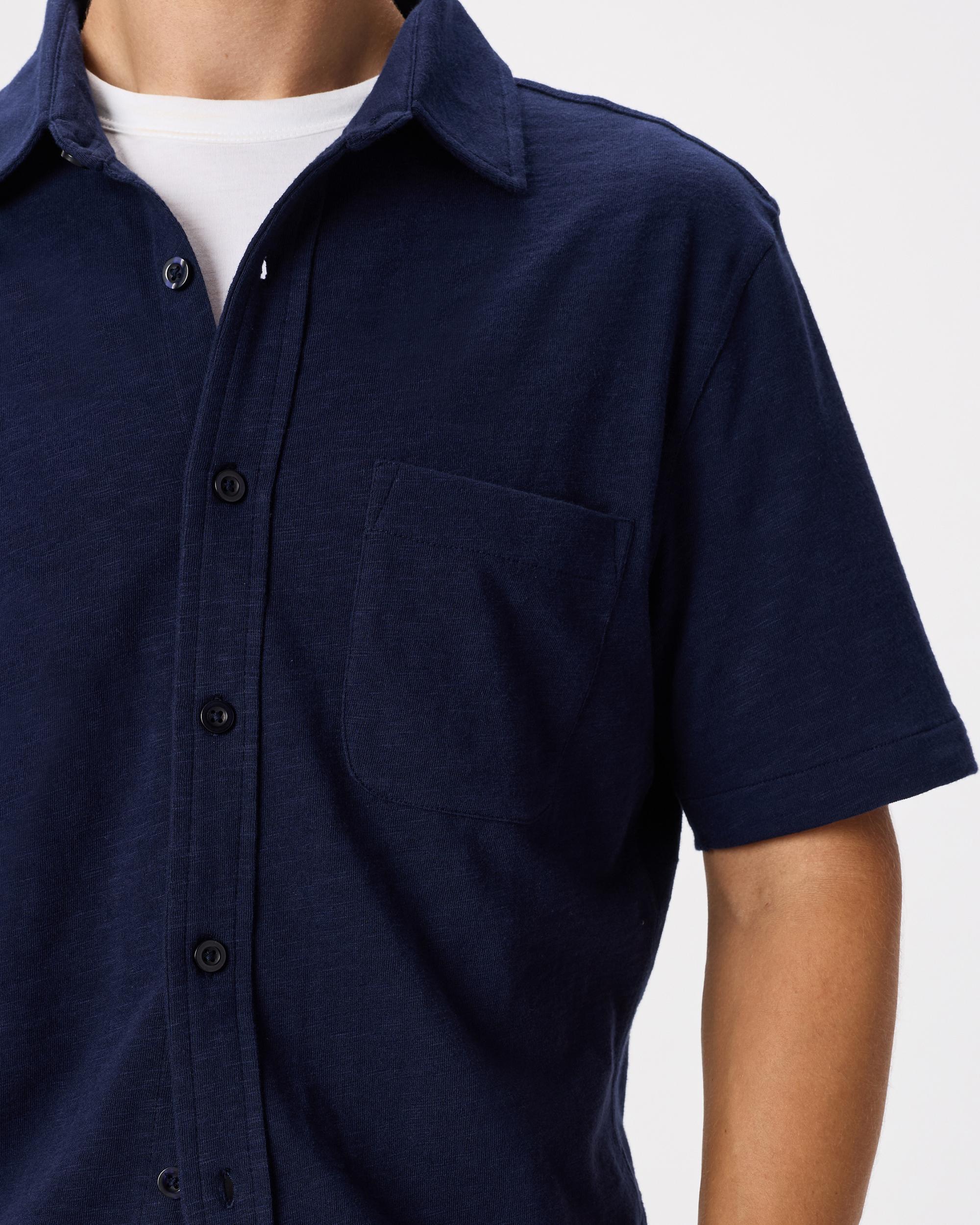Quince | Men's Slub Short Sleeve Button Up Shirt Organic Cotton Product Image