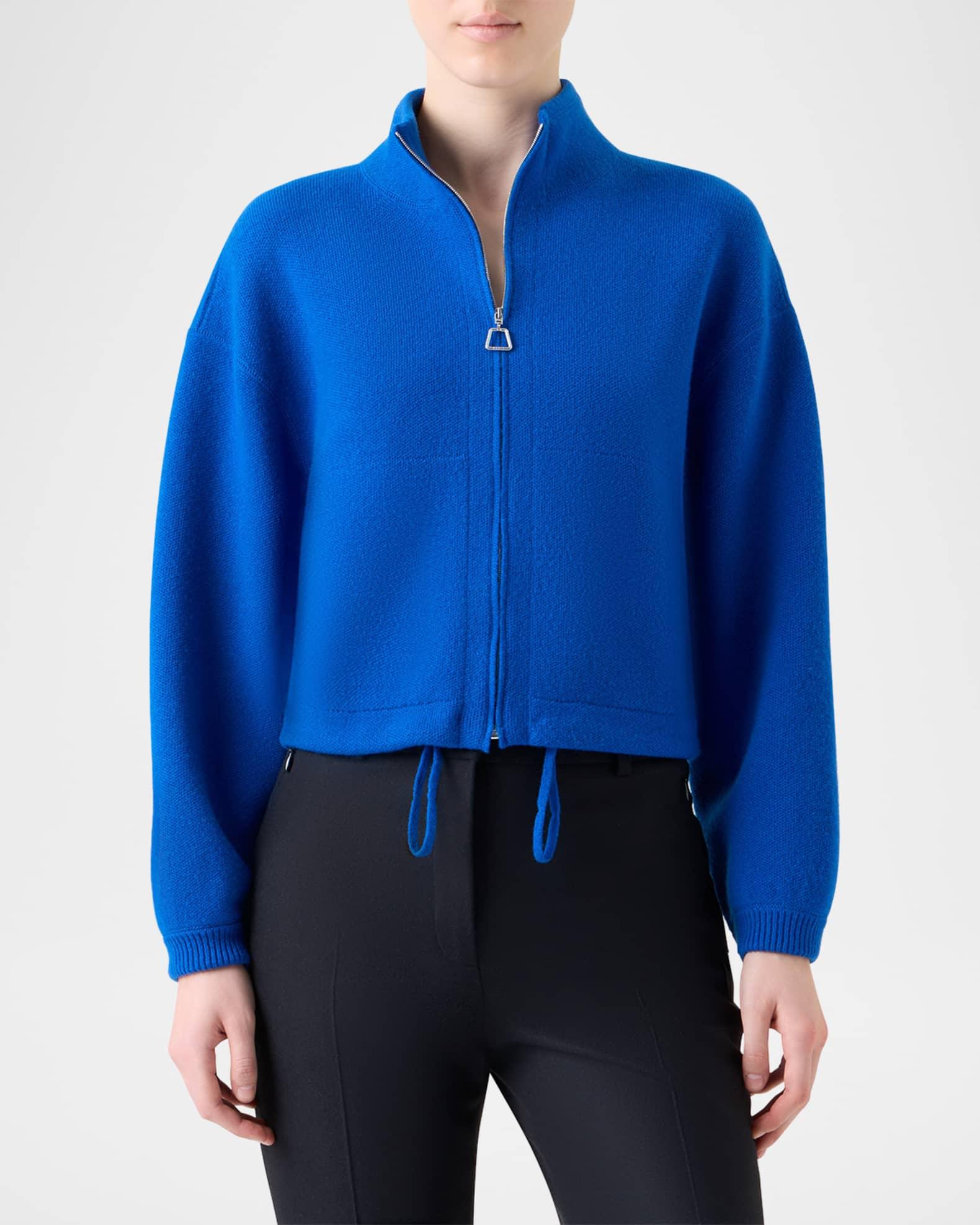 Cashmere Knit Zip Cardigan  Product Image