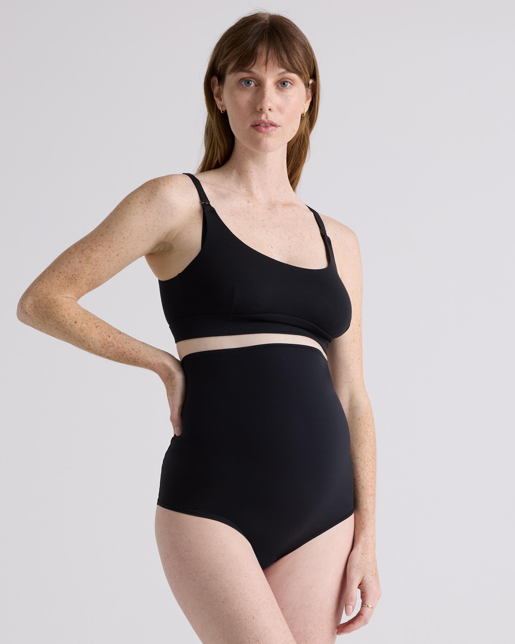 Quince | Women's Second Skin Maternity Ultra High-Waisted Thong Size XS, Cotton Product Image