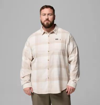 Columbia Mens Cornell Woods Flannel Long Sleeve Shirt - Big- Product Image