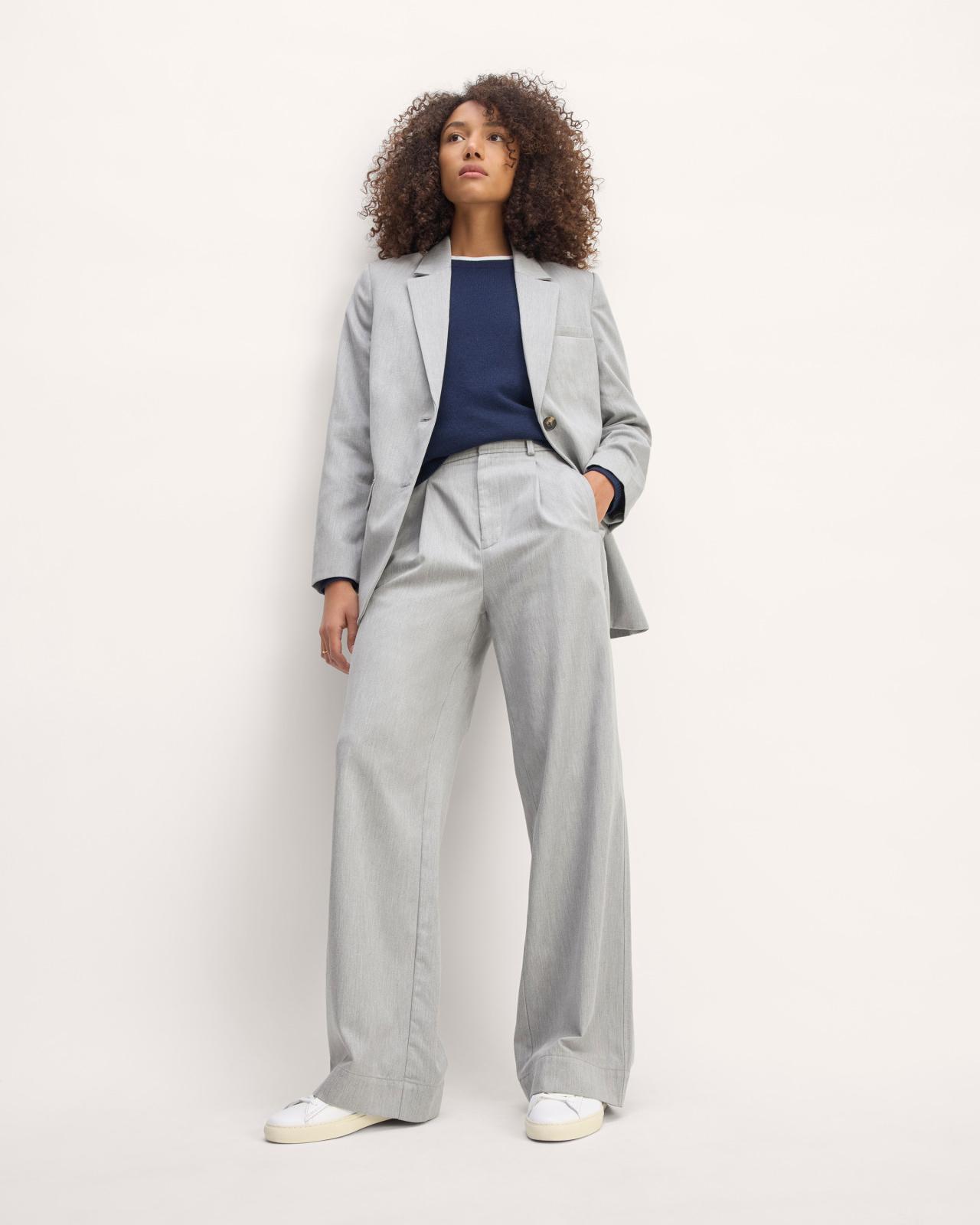 The Draper Pleated Pant in Buttersmooth Product Image