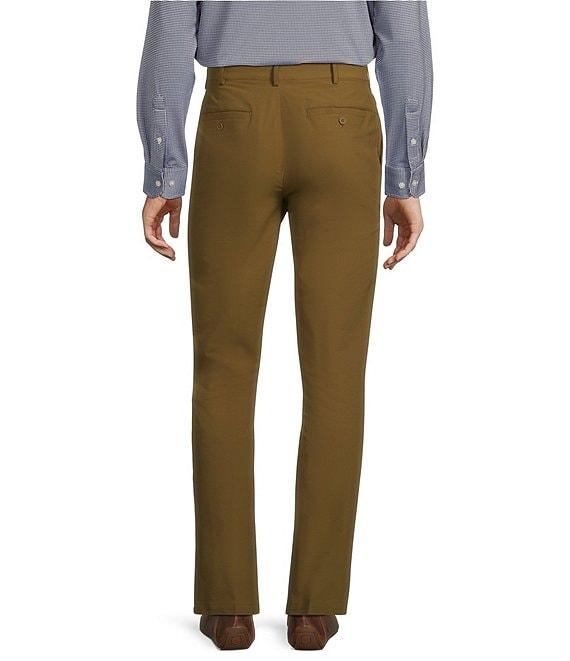 Roundtree & Yorke Performance Ethan Slim Fit Flat Front Chino Pants Product Image