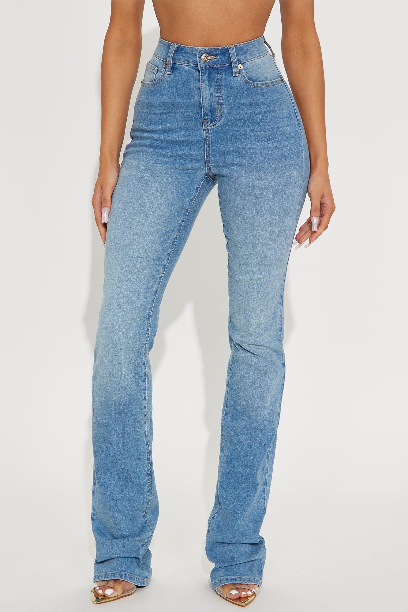 Tall Houston Curvy Stretch Bootcut Jean - Medium Wash Product Image