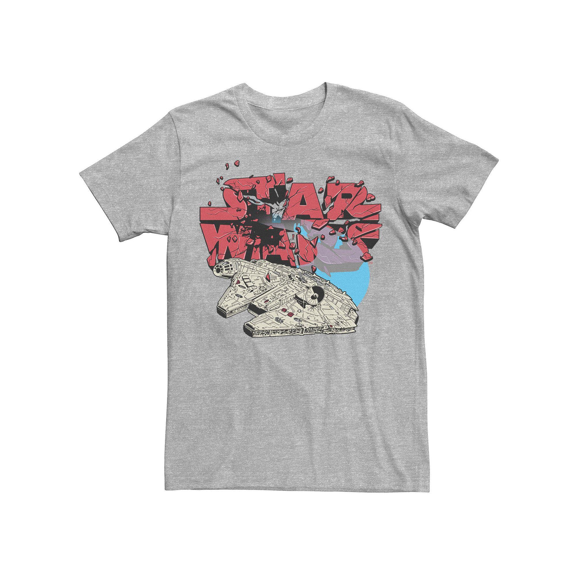 Men's Star Wars Millennium Falcon Crash Logo B1P Tee,  Product Image